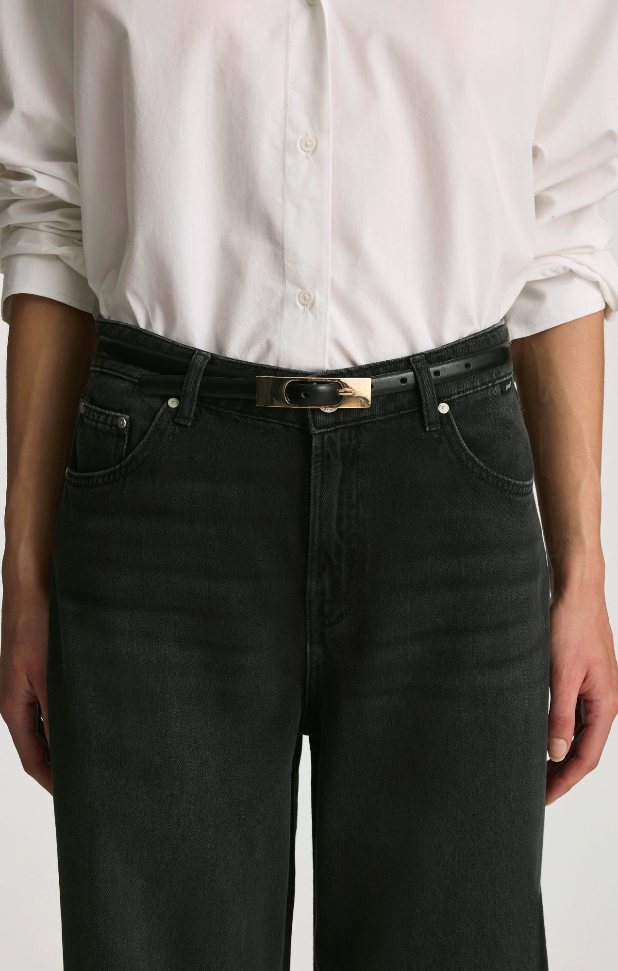 SIENA PALAZZO WIDE LEG IN DARK SMOKE WELL BLUE