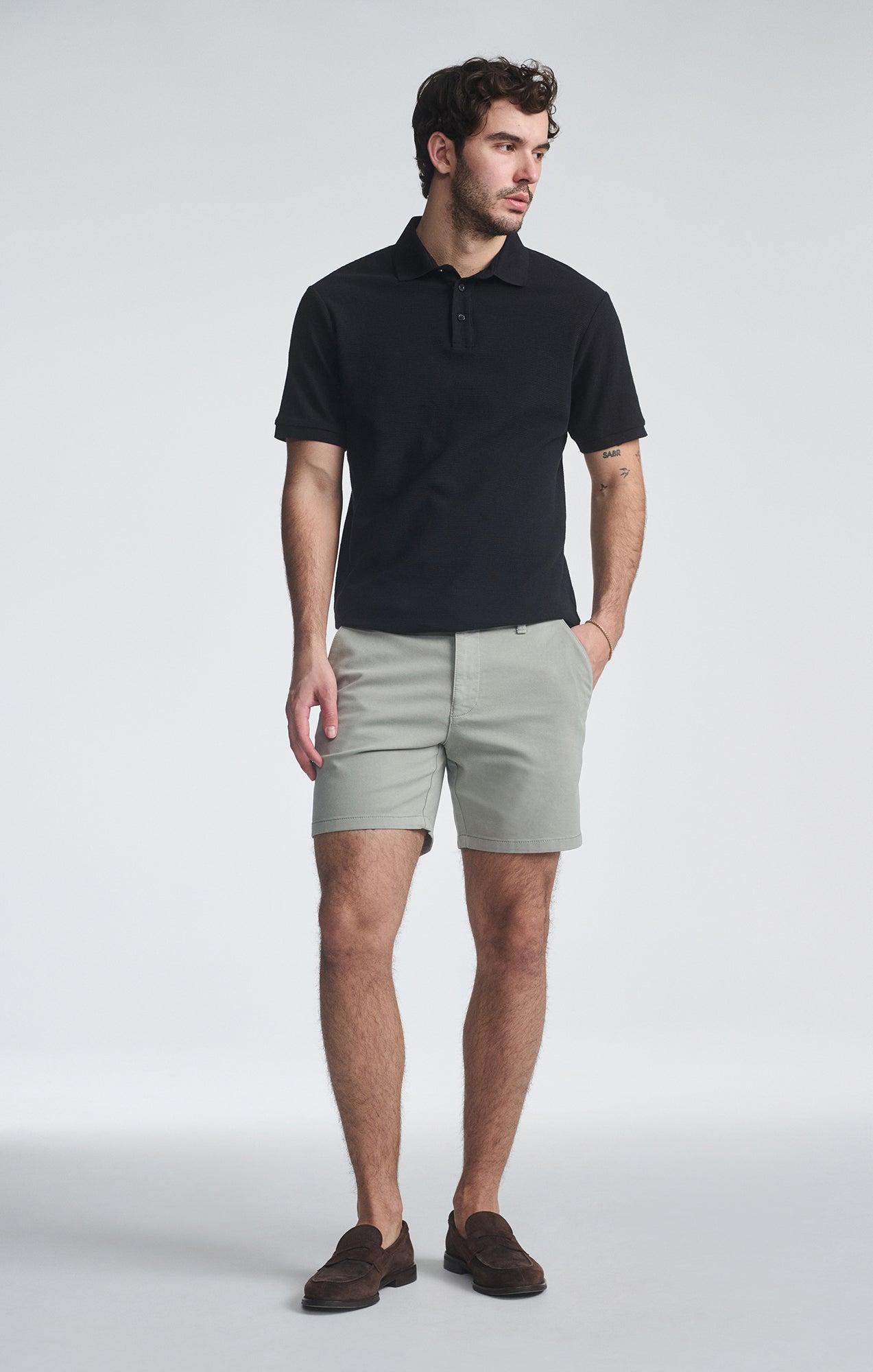 NATE SHORTS IN PISTACHIO ATHLETIC - Mavi Jeans