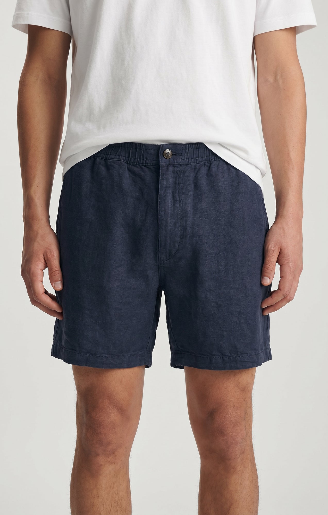 Mavi Men's Daxon Shorts In Navy Linen – Mavi Jeans