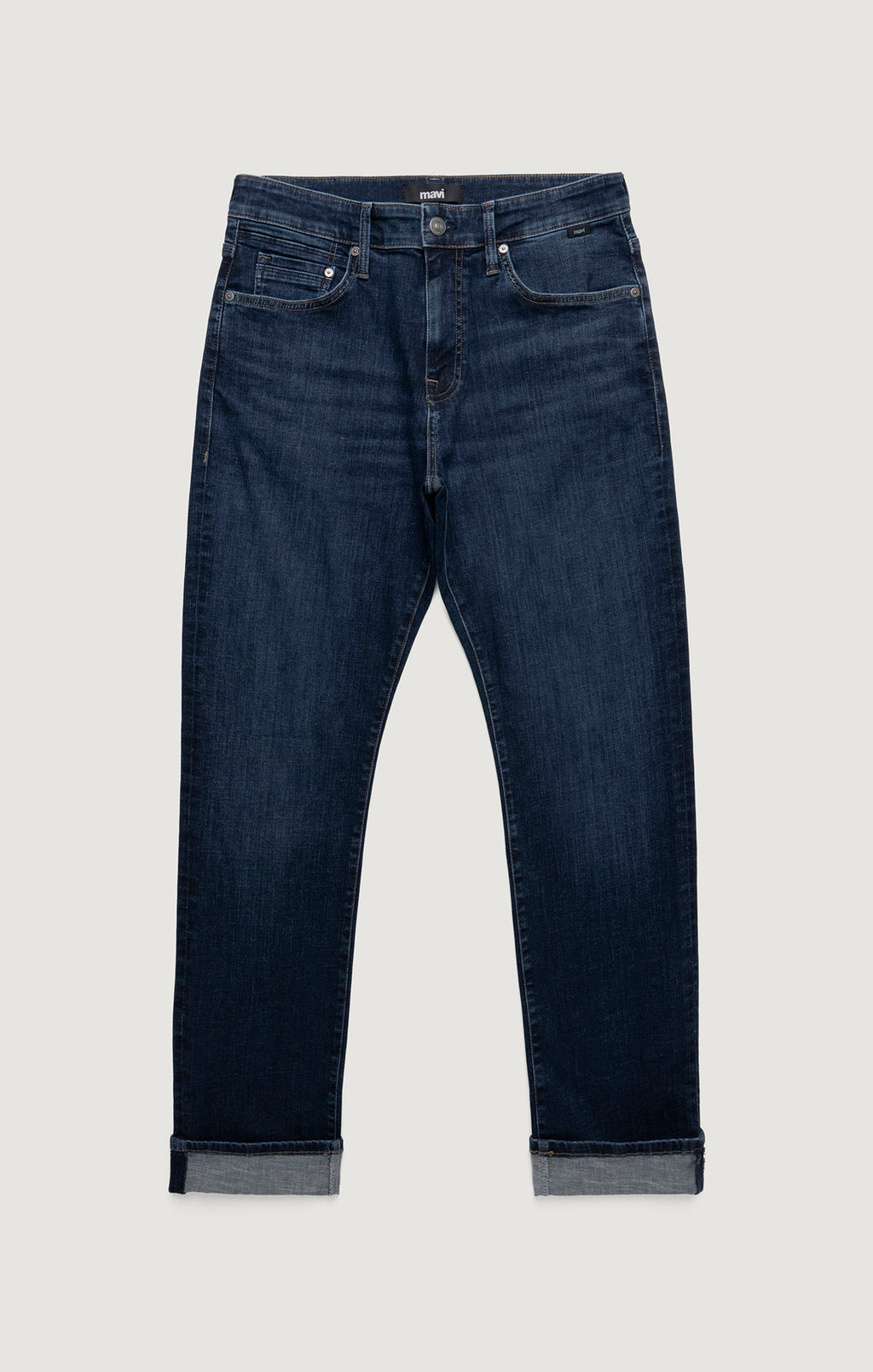 MARCUS SLIM STRAIGHT LEG IN DARK BRUSHED ORGANIC VINTAGE - Mavi Jeans