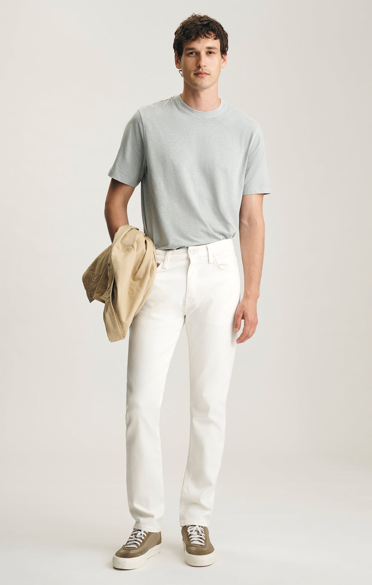 MARCUS SLIM STRAIGHT LEG IN OFF WHITE CLASSIC BLUE - Mavi Jeans
