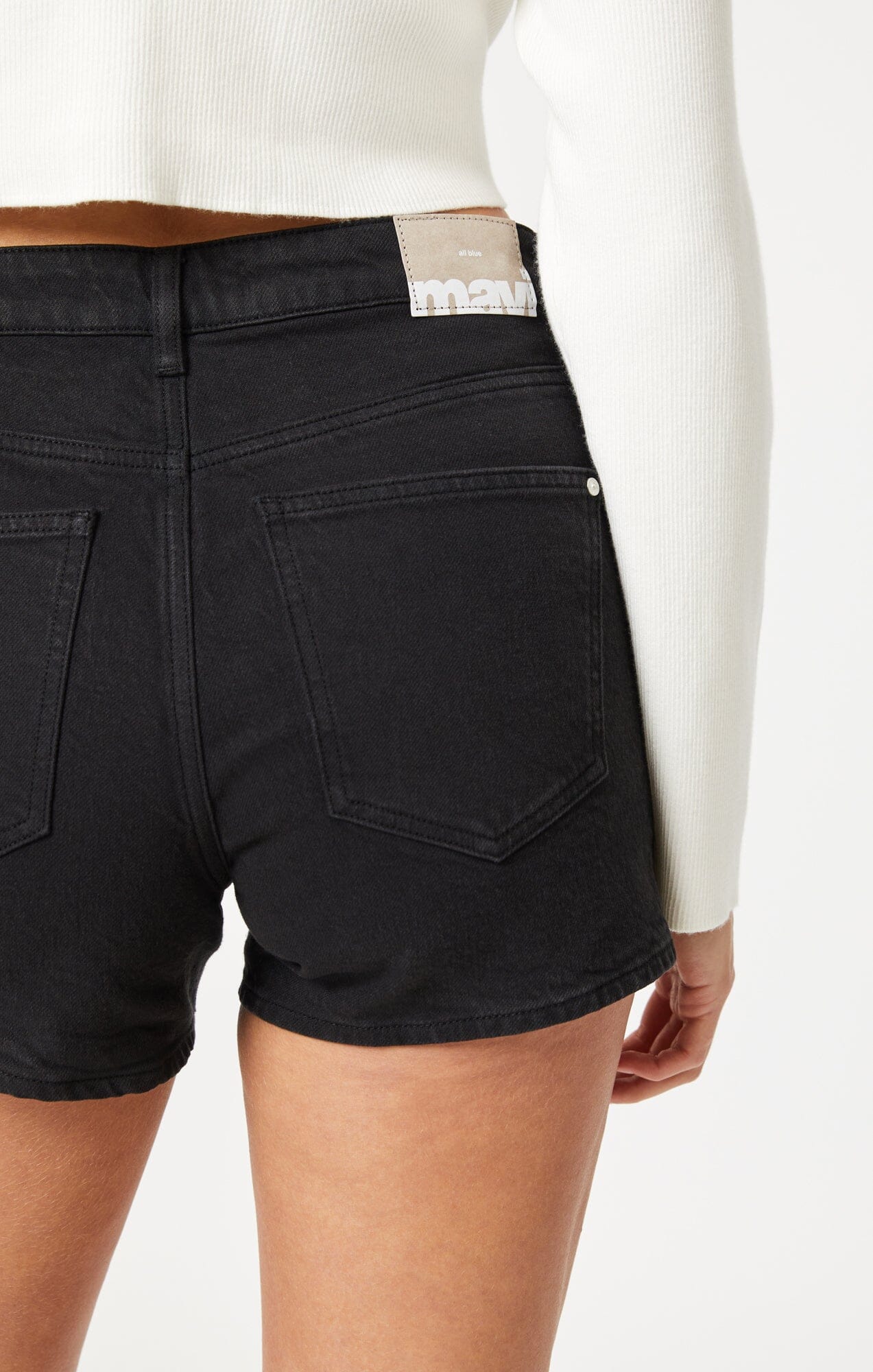 Mavi Women s Vella Shorts In Black Denim