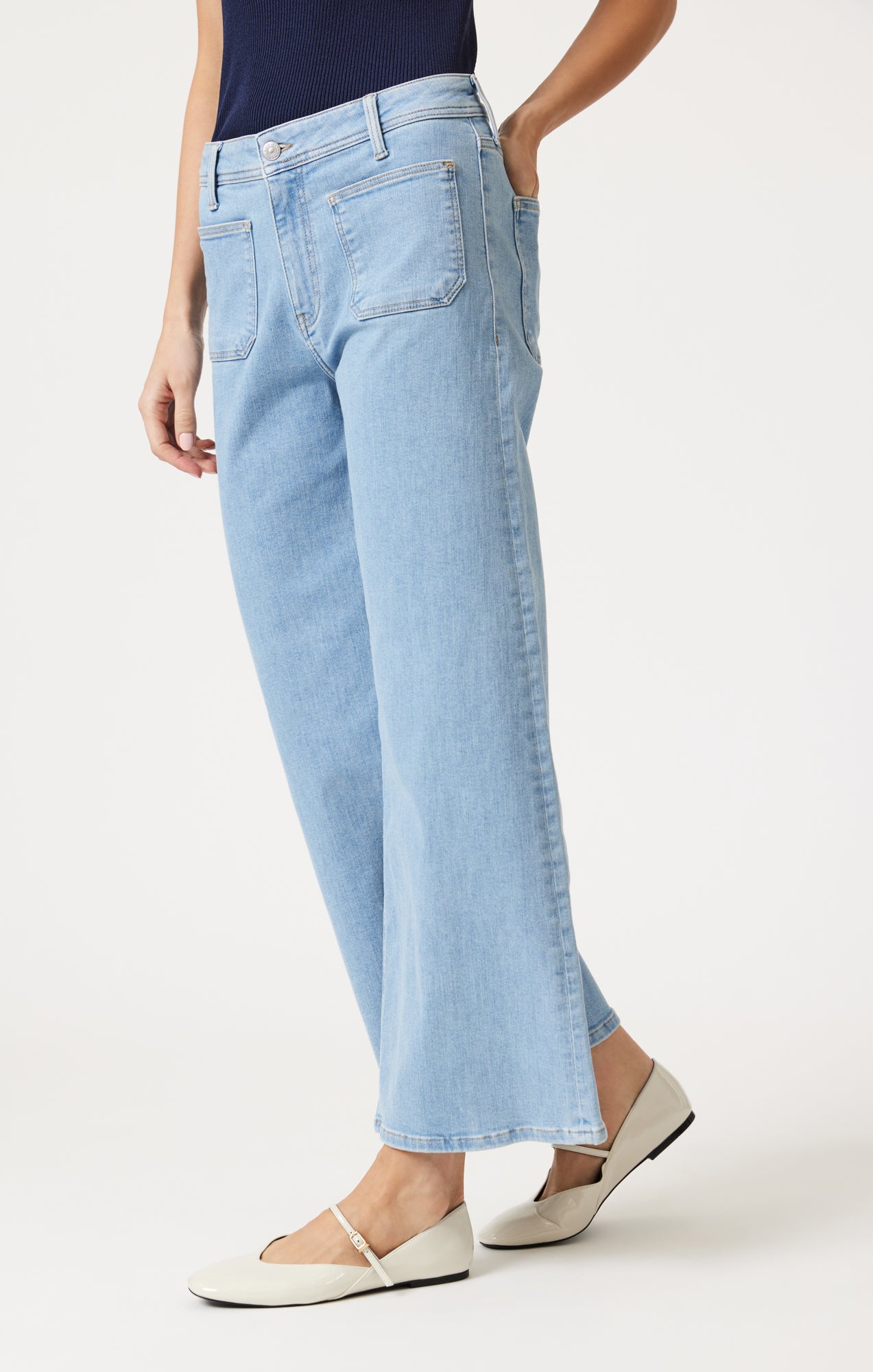 PALOMA MARINE WIDE LEG IN LIGHT BLUE FLEX BLUE - Mavi Jeans