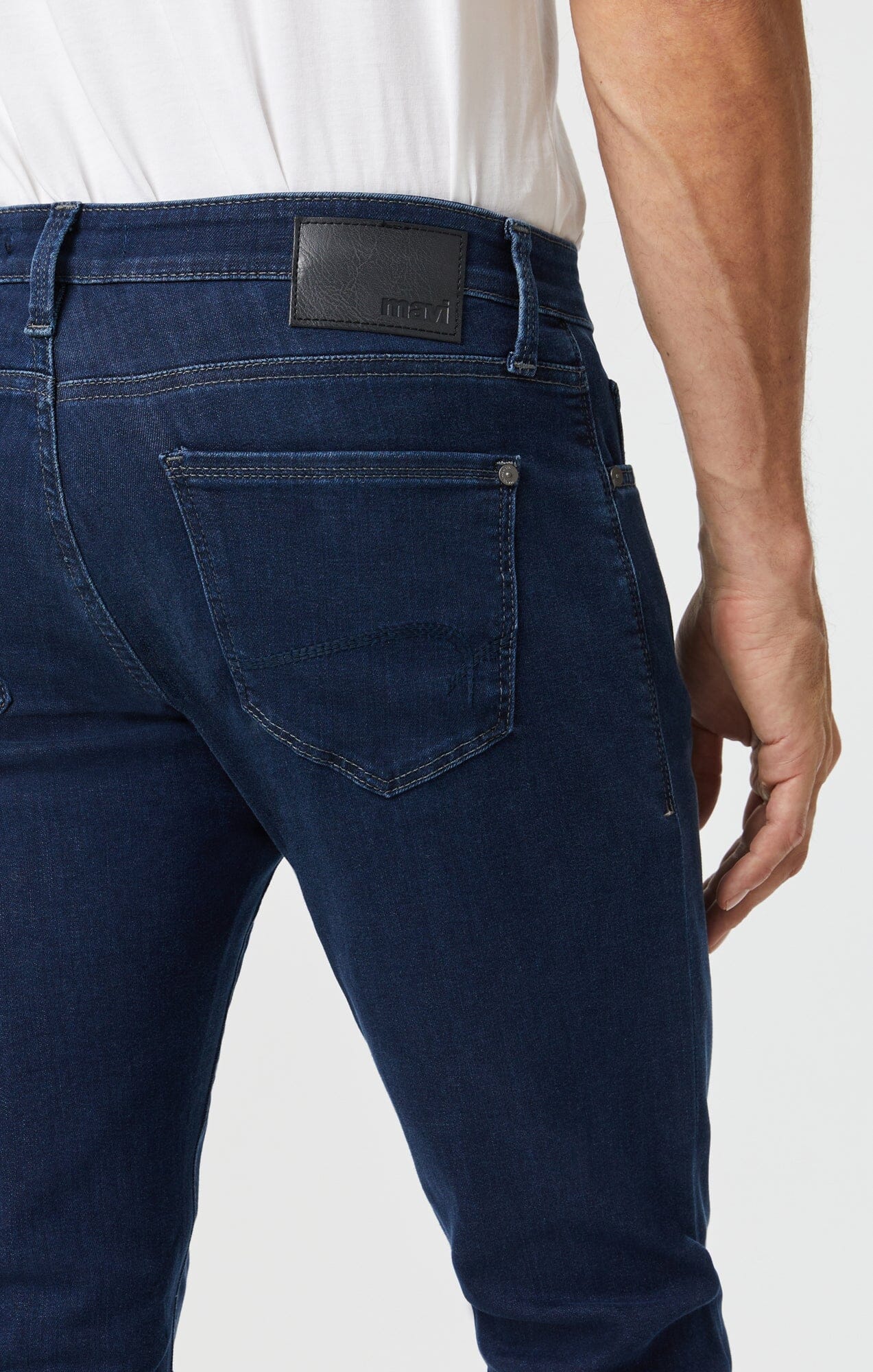 JAMES SKINNY IN DARK BLUE SUPERMOVE - Mavi Jeans