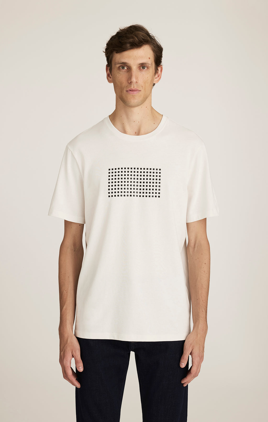 MAVI LOGO T-SHIRT IN ANTIQUE WHITE - Mavi Jeans