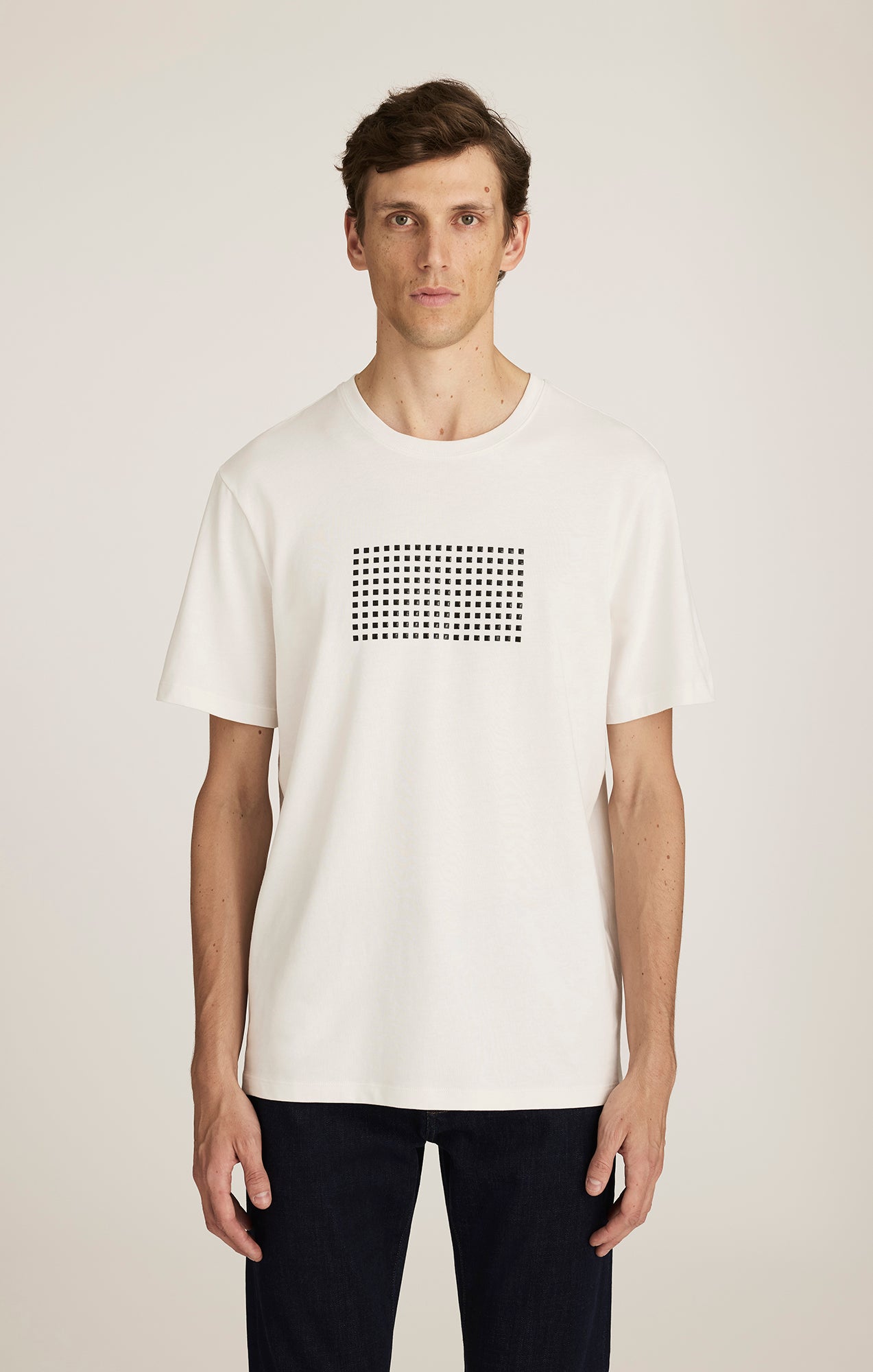 MAVI LOGO T-SHIRT IN ANTIQUE WHITE - Mavi Jeans