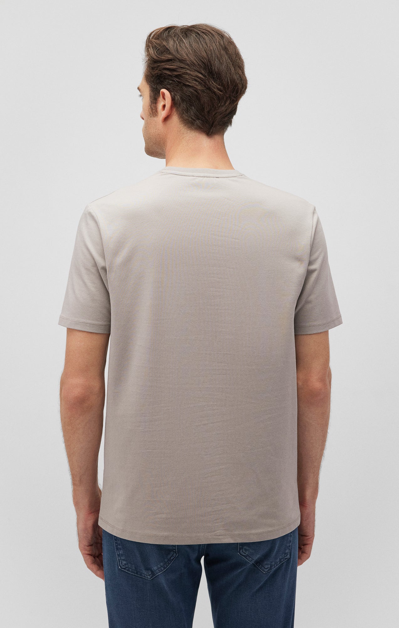 BASIC CREW NECK T-SHIRT IN PALOMA - Mavi Jeans