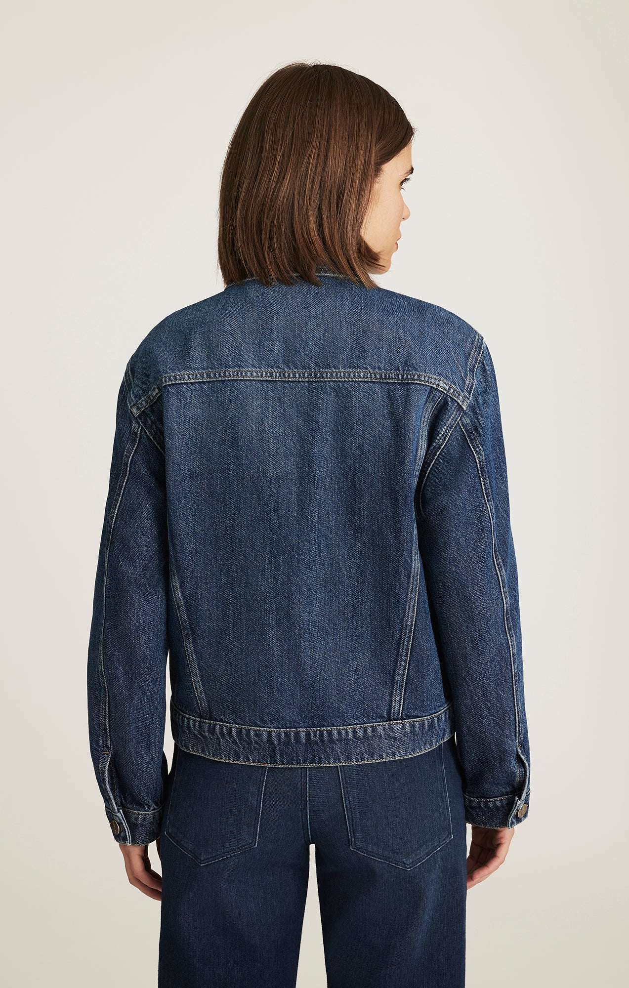 RUBY DENIM JACKET IN DARK BLUE ICON - Mavi Jeans