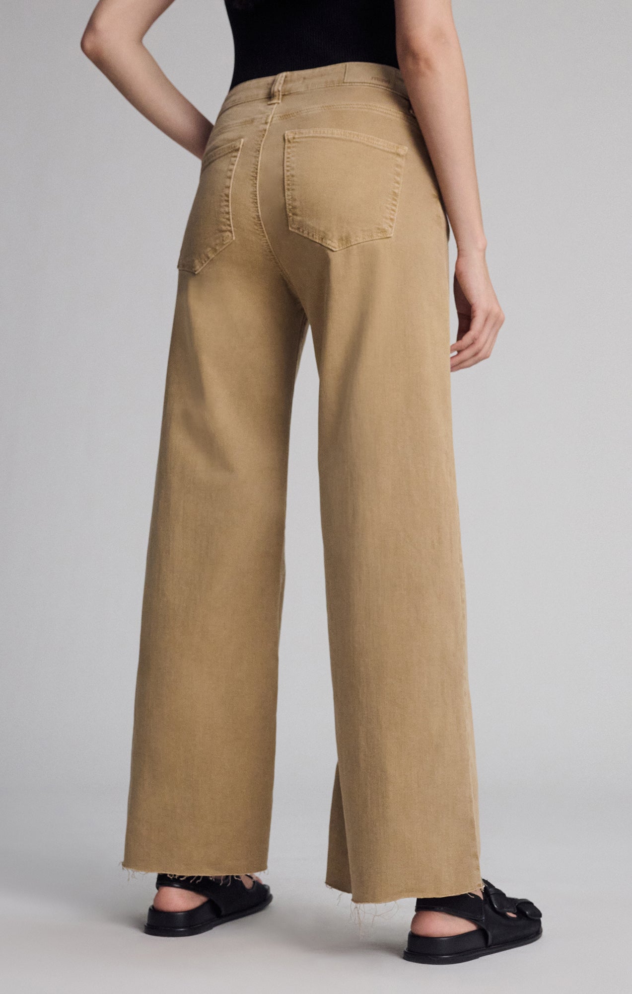PALOMA WIDE LEG IN LIGHT CAMEL FLEX BLUE - Mavi Jeans