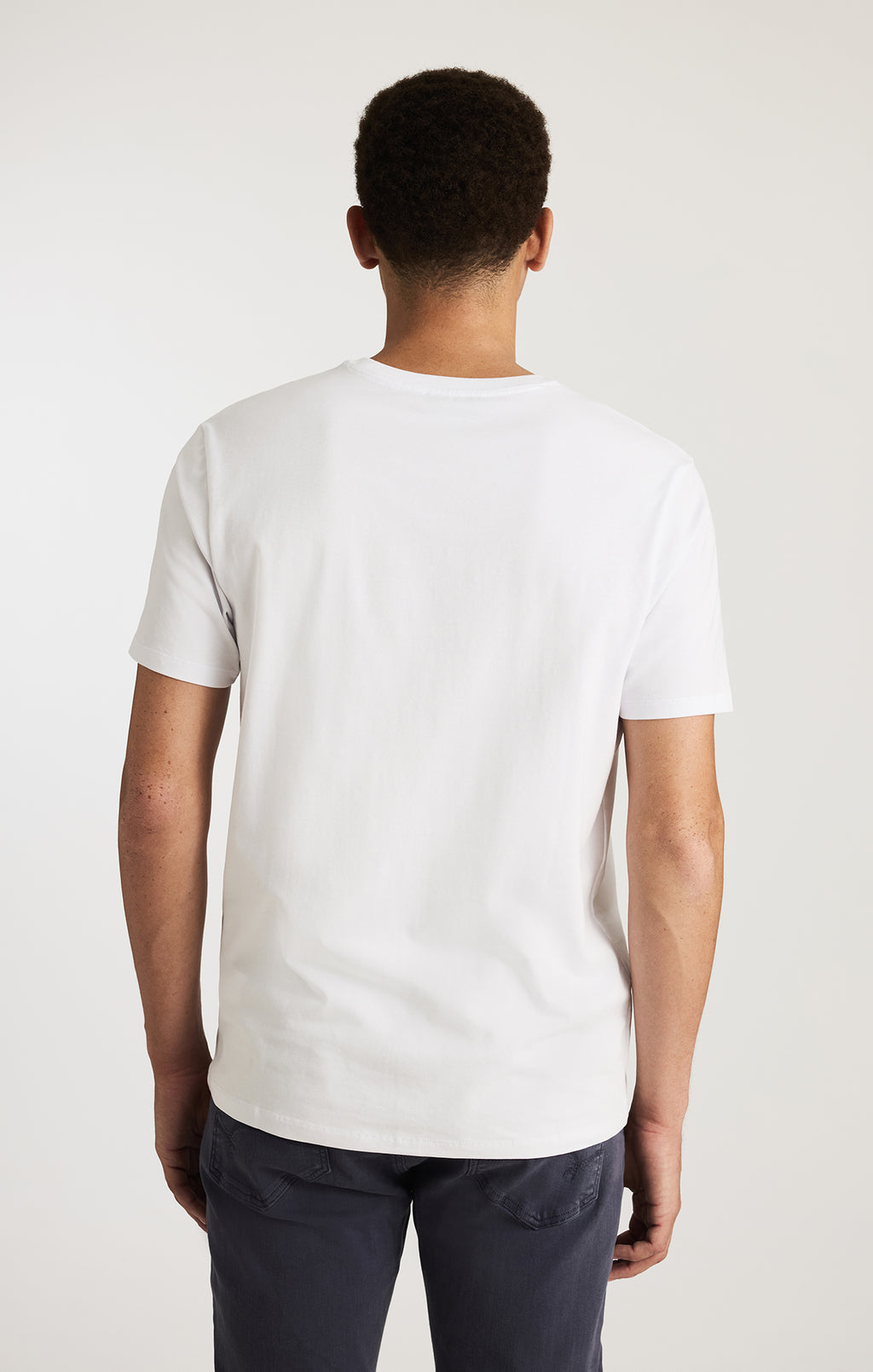 CREW NECK T-SHIRT IN WHITE