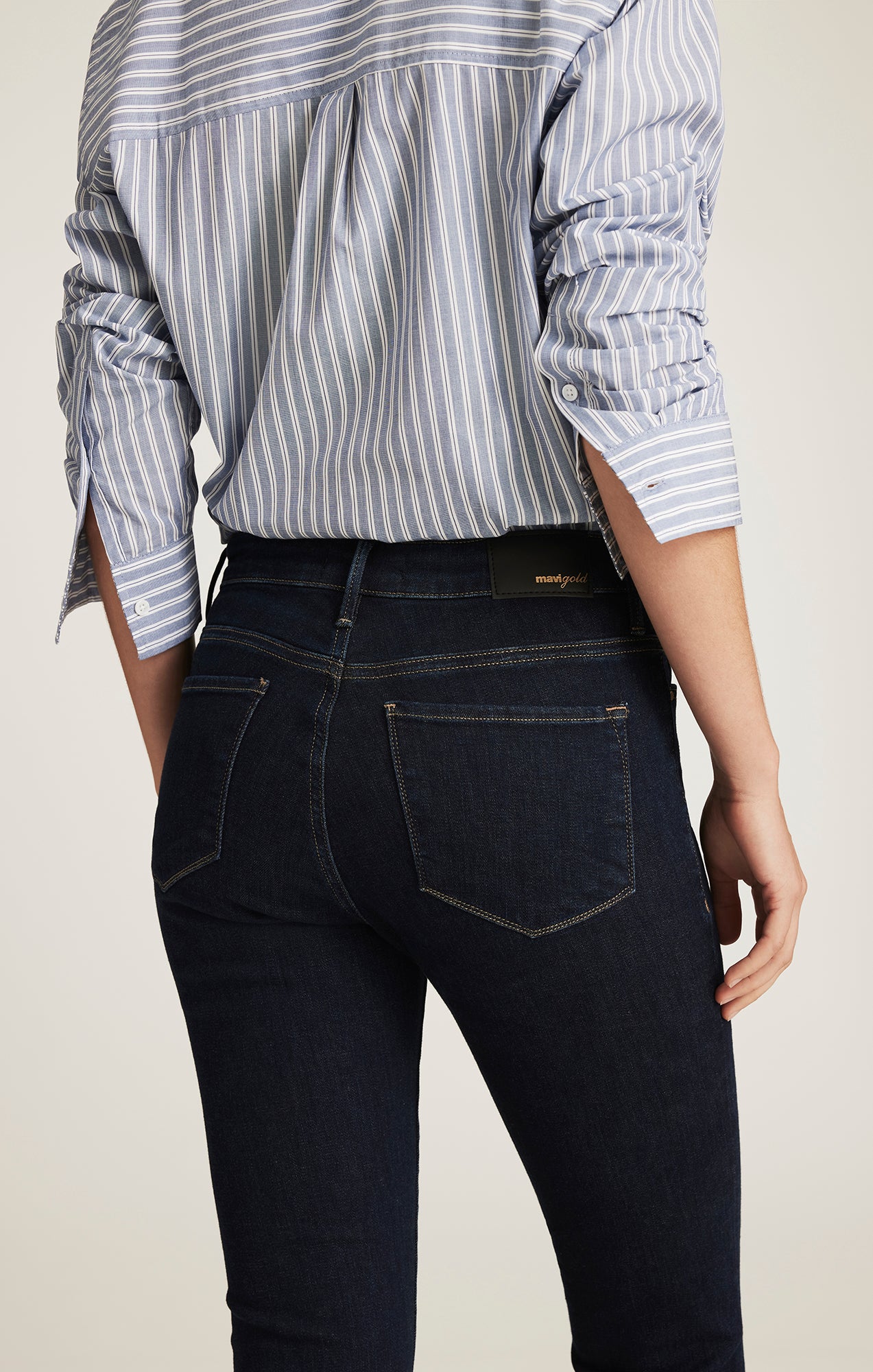 SYDNEY FLARE IN RINSE GOLD PREMIUM - Mavi Jeans
