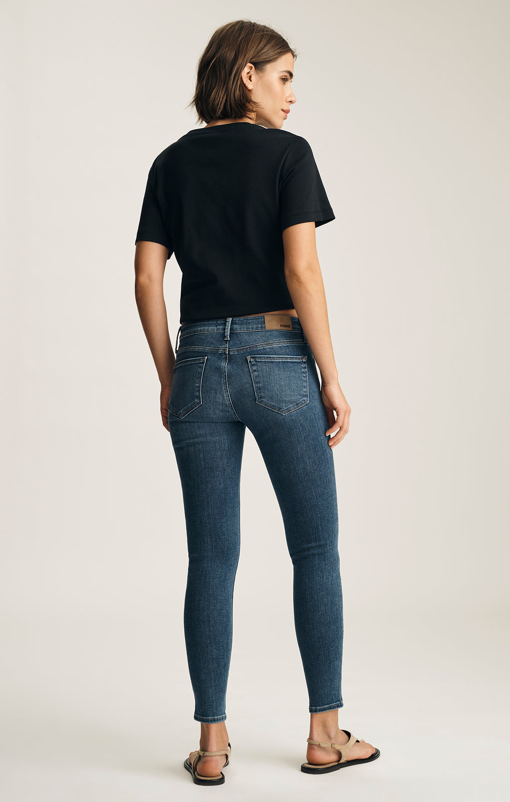 ADRIANA SKINNY IN MID BRUSHED SUPERSOFT - Mavi Jeans