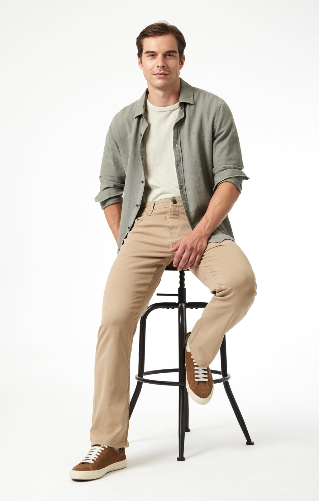 MATT RELAXED STRAIGHT LEG IN KHAKI CASUAL TWILL - Mavi Jeans