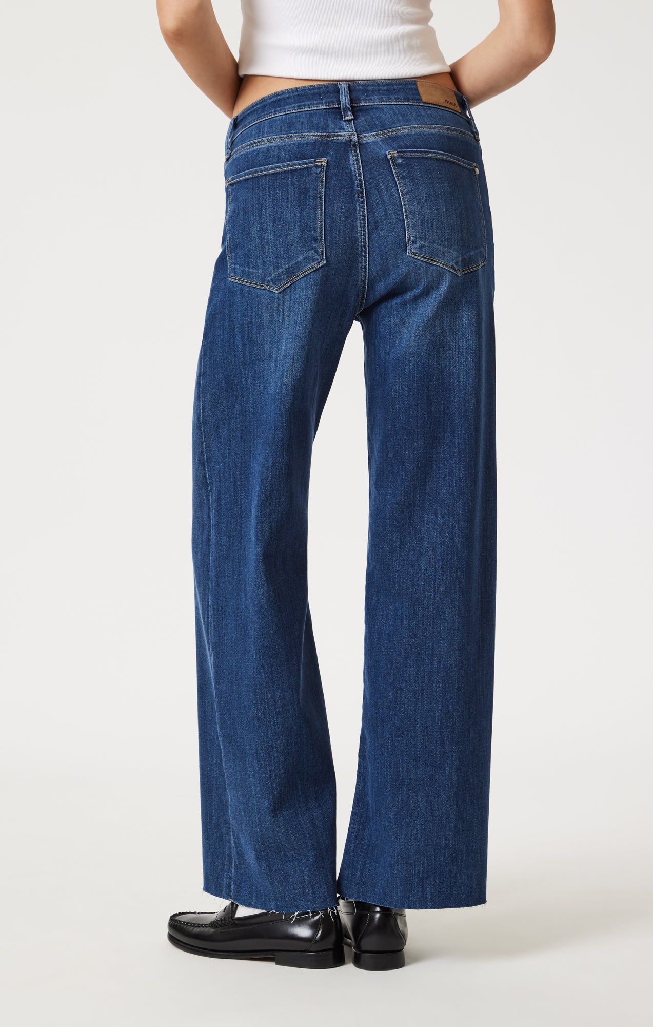 PALOMA WIDE LEG IN MID BRUSHED SUPERSOFT - Mavi Jeans