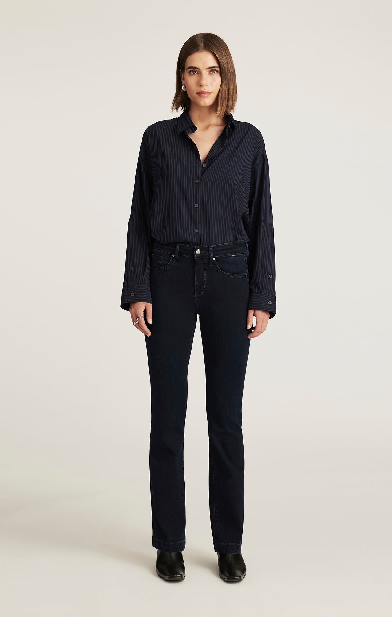 VICKY BOOTCUT IN INK FEATHER LUXE - Mavi Jeans