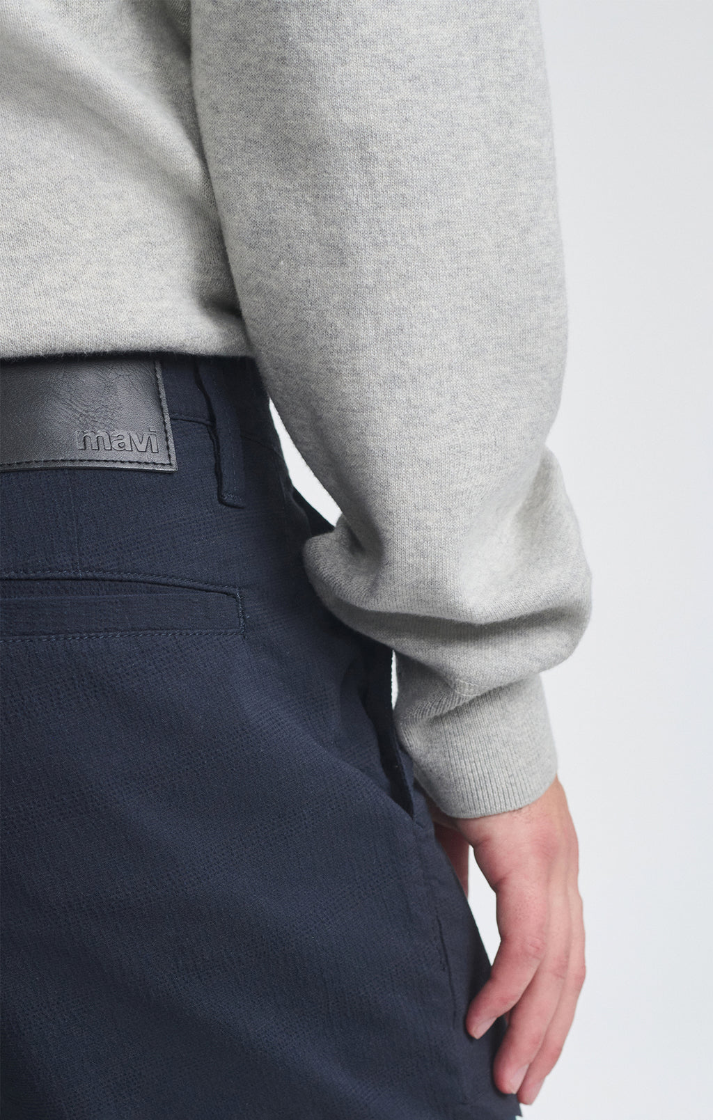 SWEATSHIRT IN LIGHT GREY MELANGE - Mavi Jeans