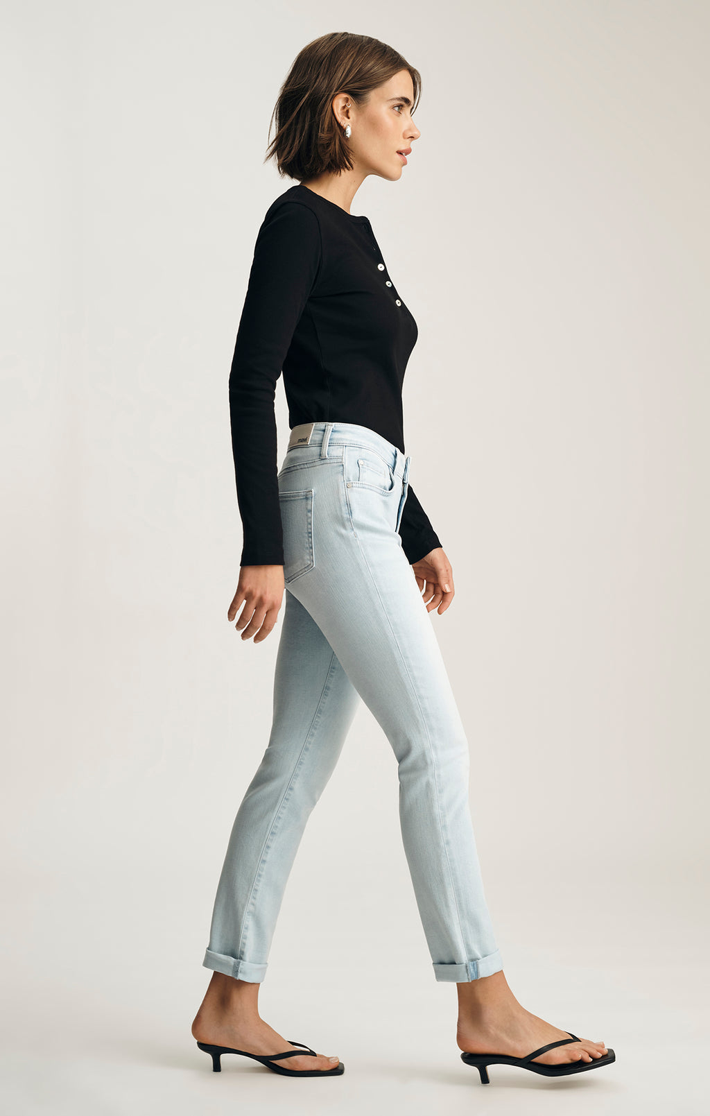 KATHLEEN SLIM BOYFRIEND IN BLEACHED FEATHER BLUE - Mavi Jeans