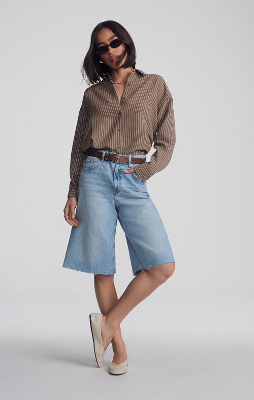 AKIRA BERMUDA SHORTS IN LIGHT BLUE 90'S - Mavi Jeans