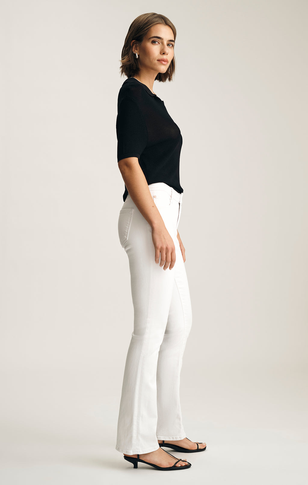 MOLLY BOOTCUT IN WHITE FLEX BLUE - Mavi Jeans