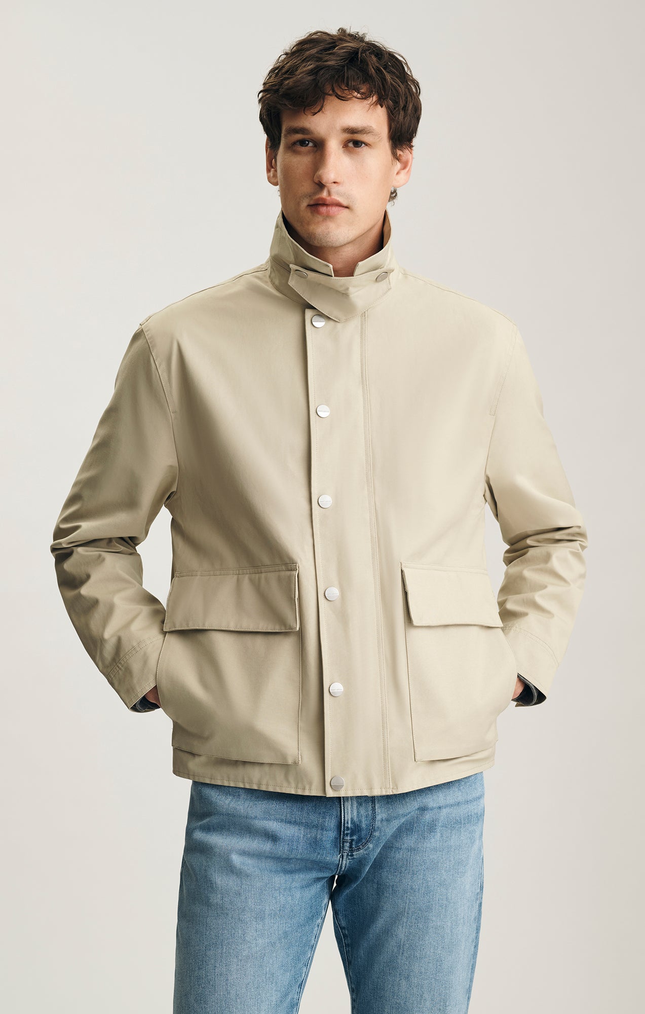 POCKET JACKET IN SPRAY GREEN - Mavi Jeans