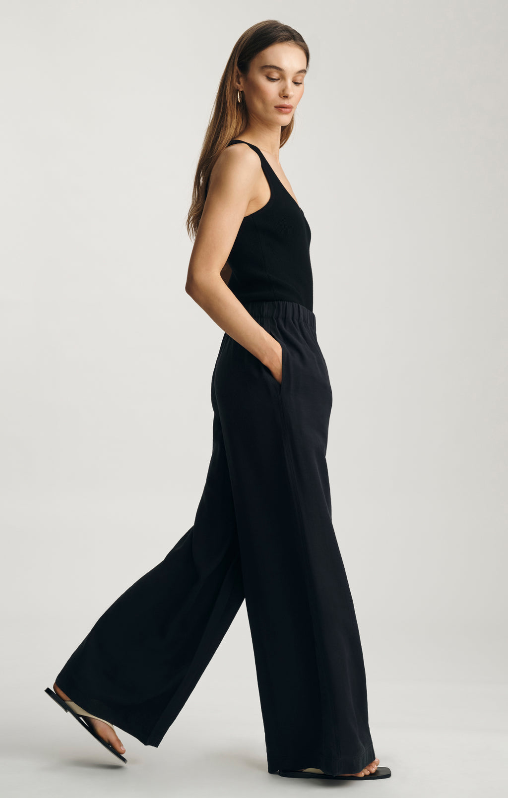 LUXE TOUCH PANTS IN BLACK - Mavi Jeans