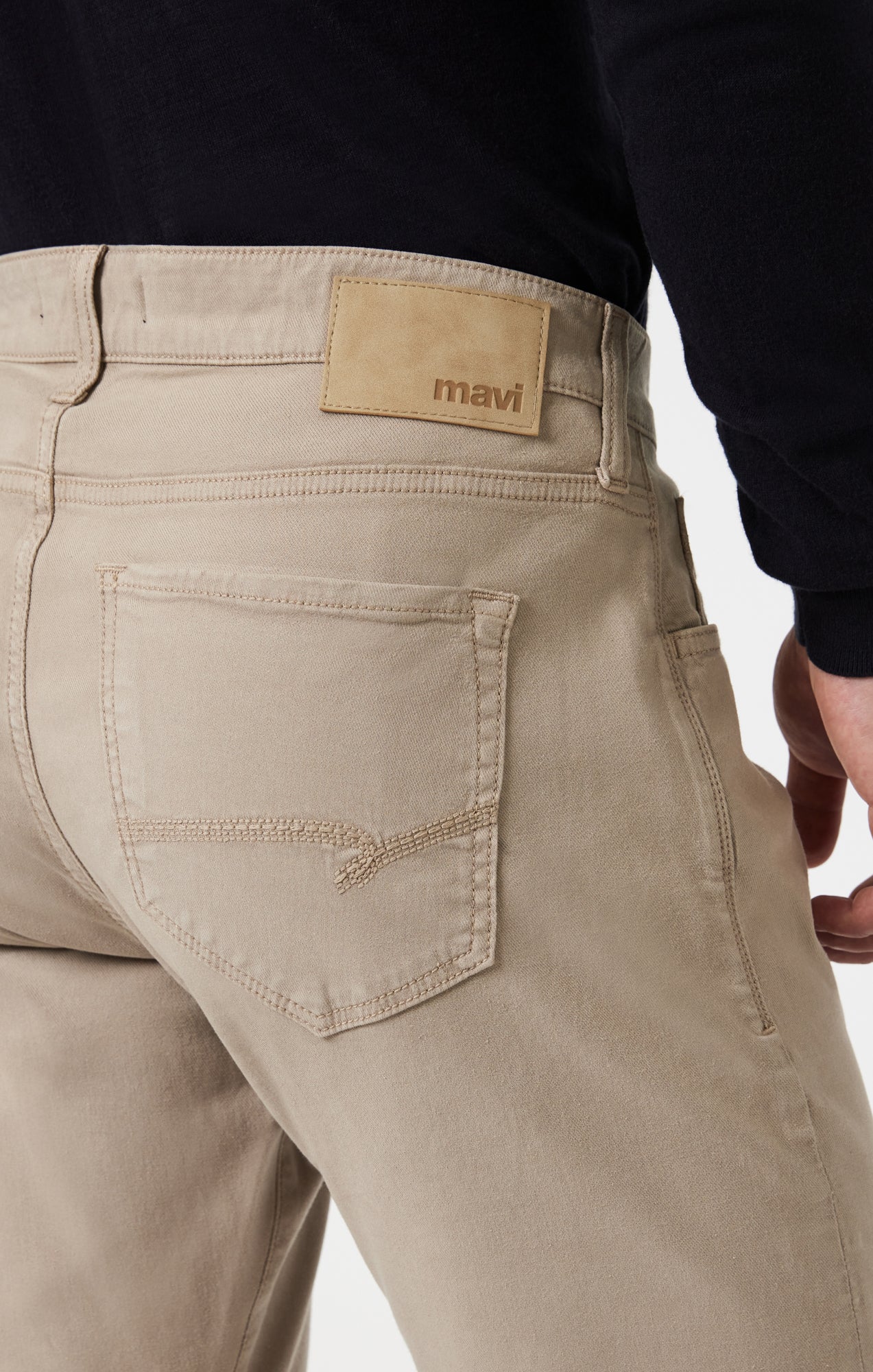 MARCUS SLIM STRAIGHT LEG IN LATTE LUXE TWILL - Mavi Jeans