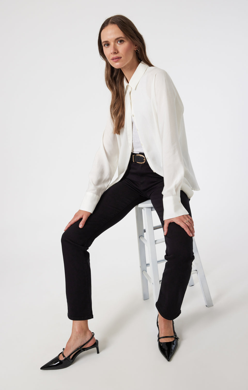 KENDRA STRAIGHT LEG IN BLACK FEATHER BLUE - Mavi Jeans