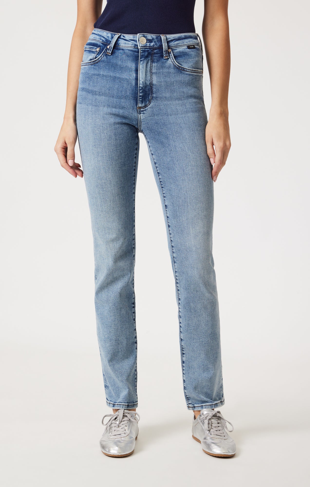 KENDRA STRAIGHT LEG IN LIGHT BRUSHED TRIBECA - Mavi Jeans