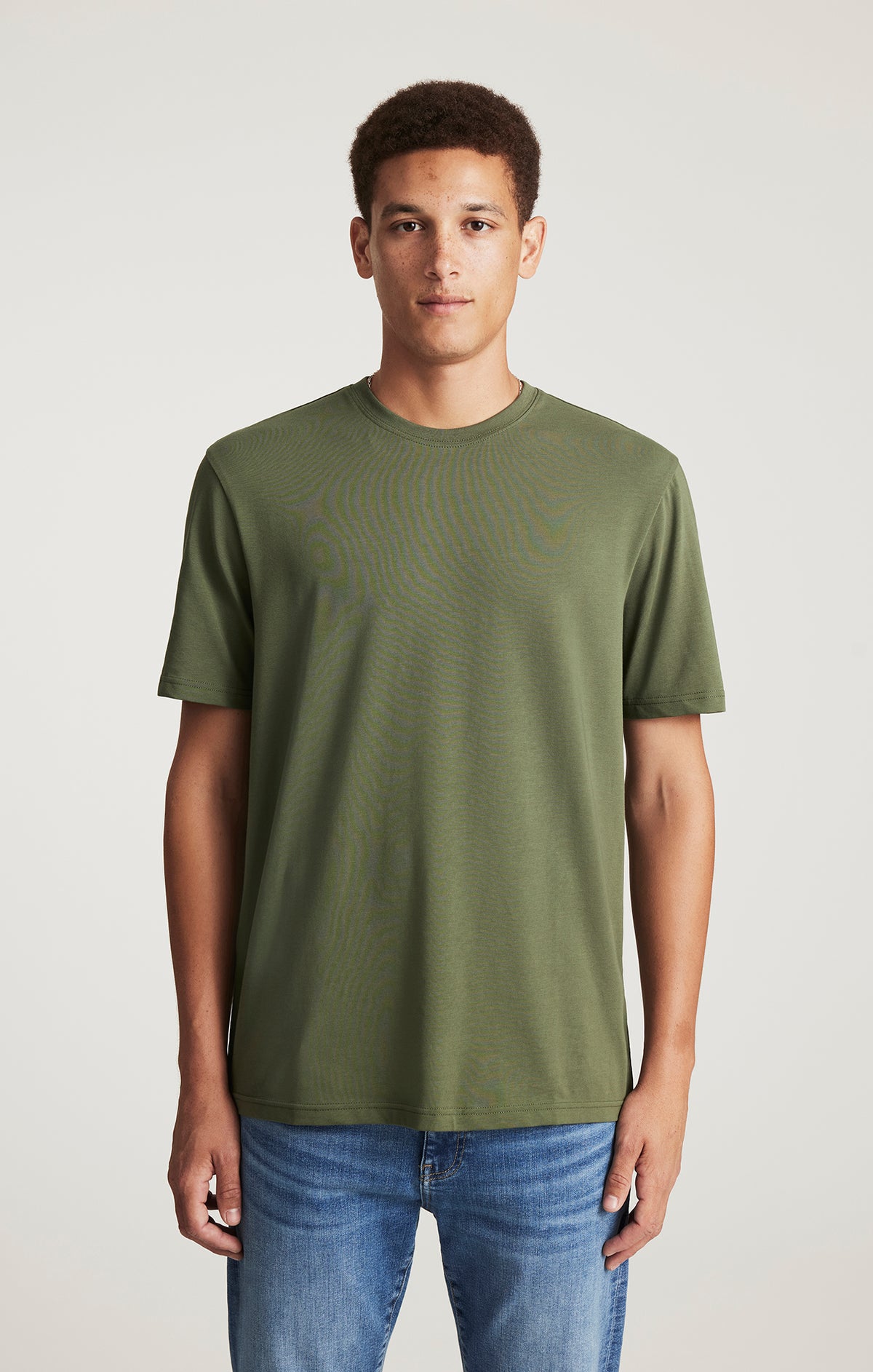 CREW NECK T-SHIRT IN THYME - Mavi Jeans