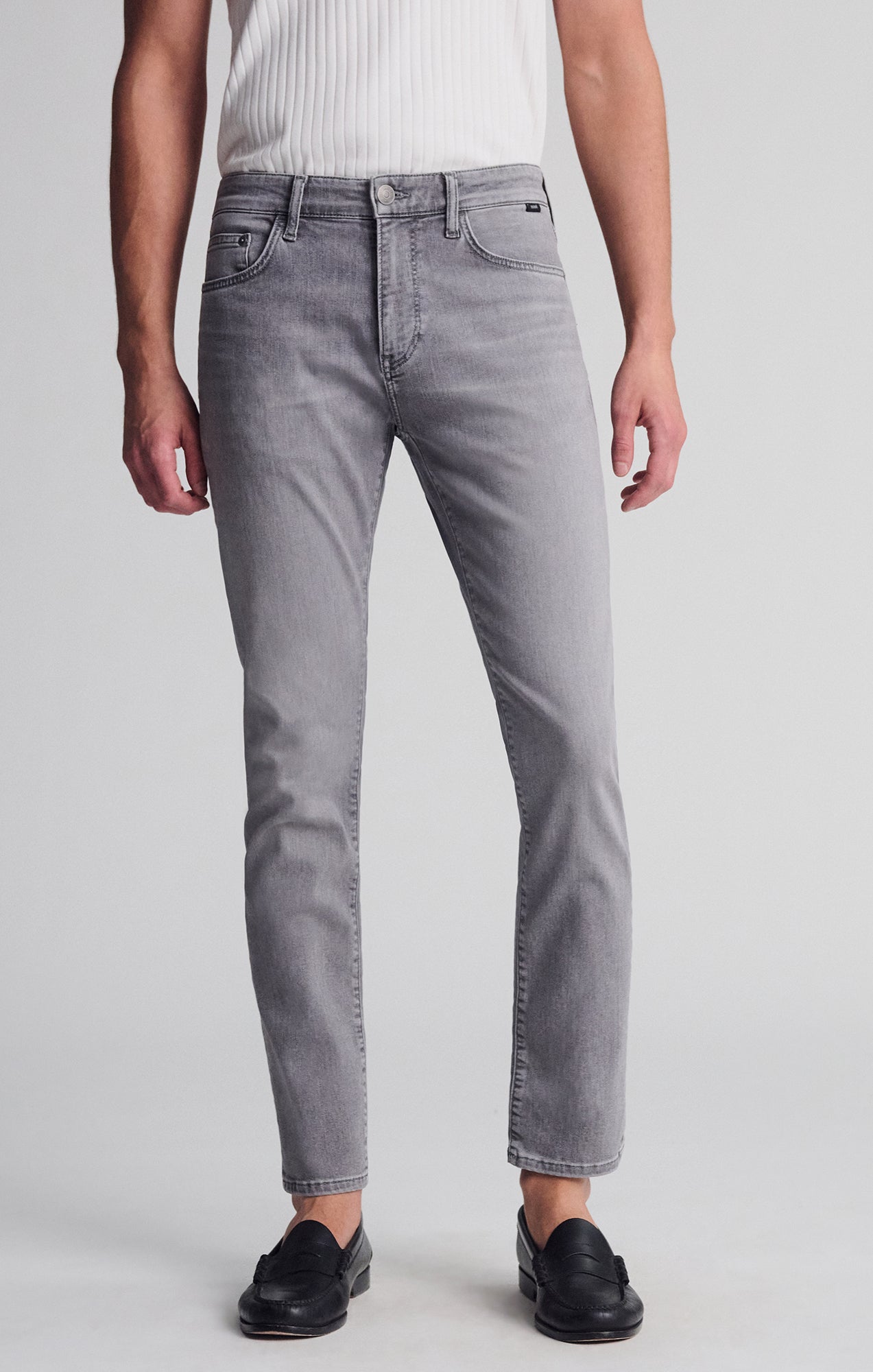 JAKE SLIM LEG IN LIGHT SMOKE SUPERMOVE - Mavi Jeans