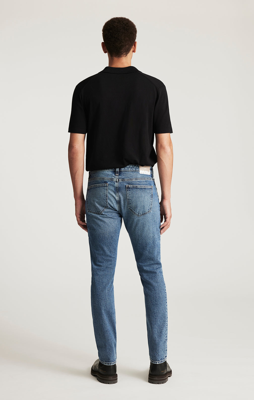 JAKE SLIM LEG IN USED BRUSHED CLASSIC BLUE - Mavi Jeans