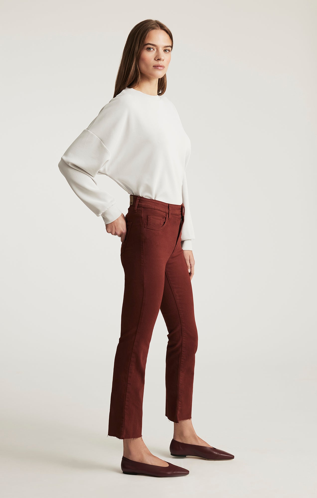 【新品未着用】MEER. AMERICAN SLEEVE FLARE TOP Mavi Women's Anika Cropped Flare In Andorra Flex Blue – Mavi Jeans