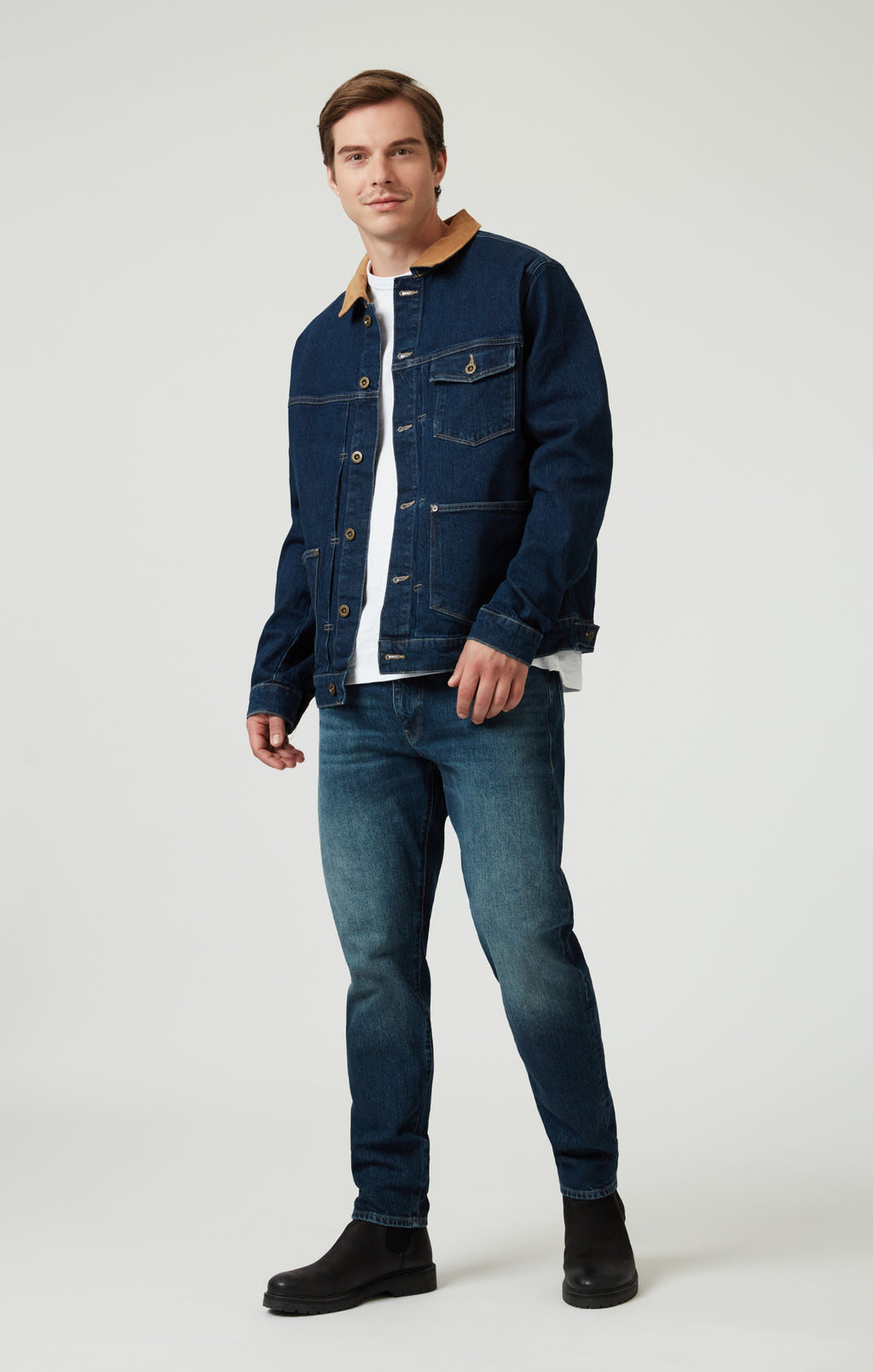 WILLY DENIM JACKET IN DEEP BLUE DENIM - Mavi Jeans