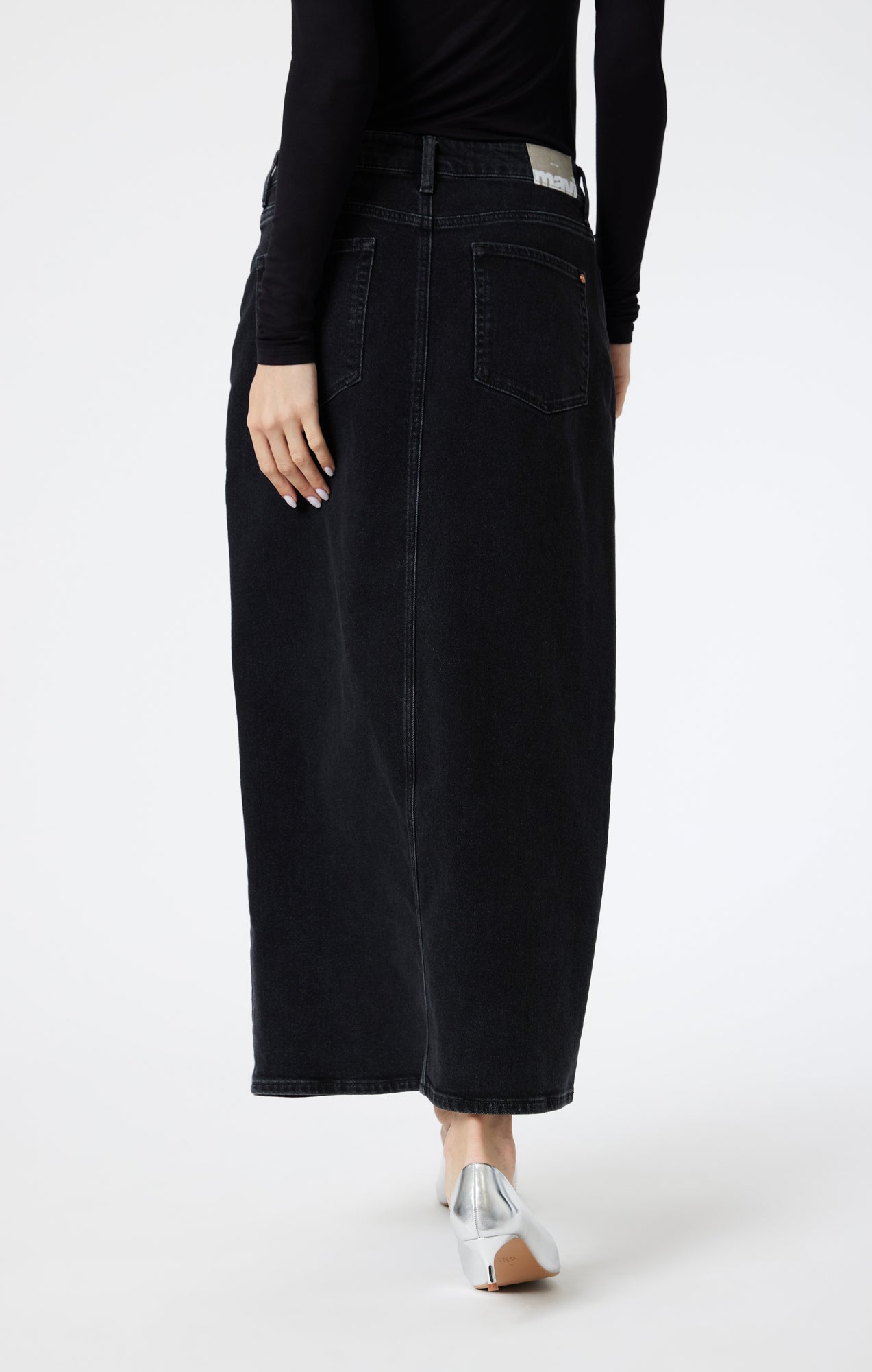 MILENA DENIM SKIRT IN DARK SMOKE DENIM - Mavi Jeans