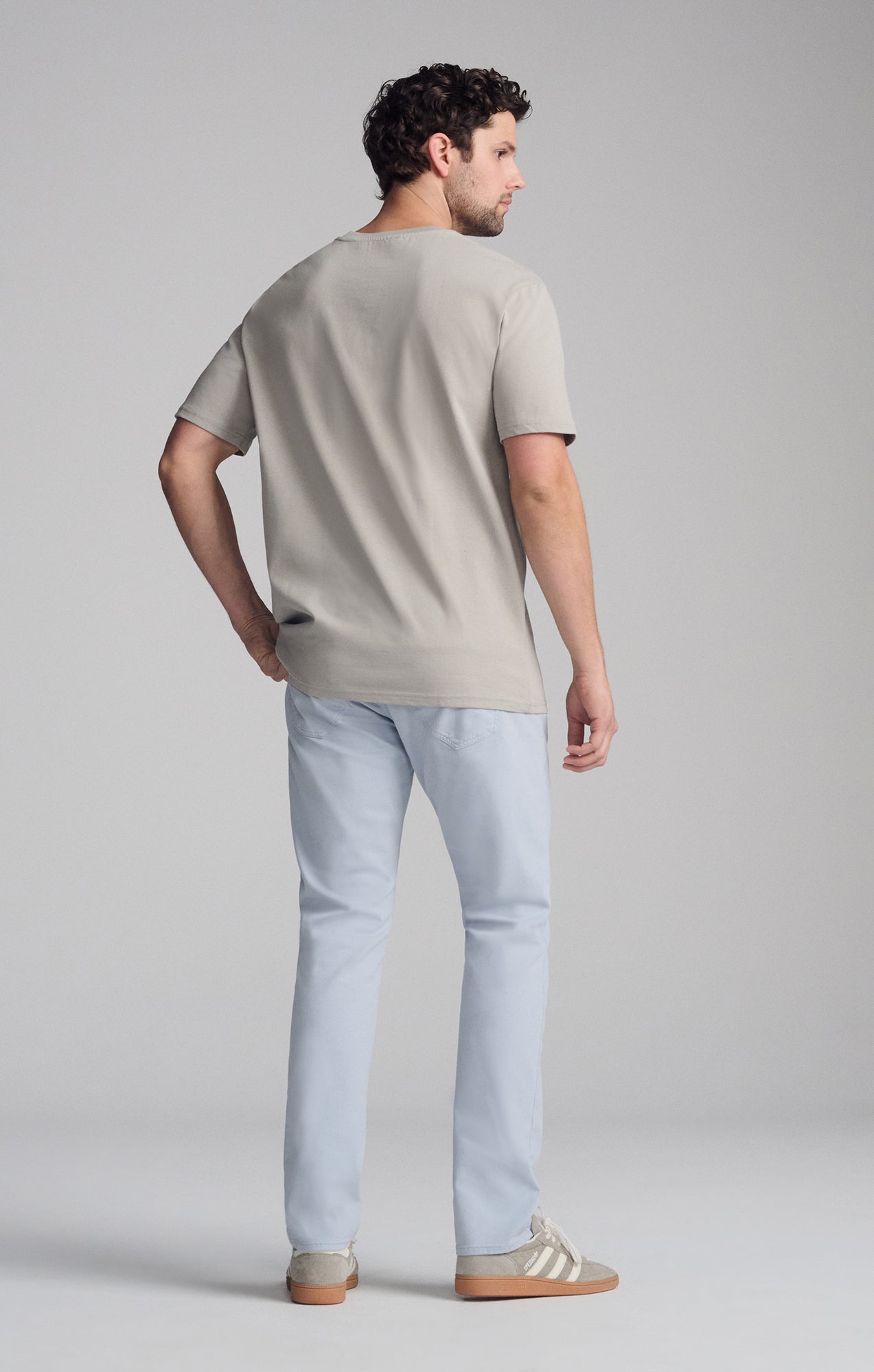 SHORT SLEEVE CREW NECK T-SHIRT IN PALOMA - Mavi Jeans