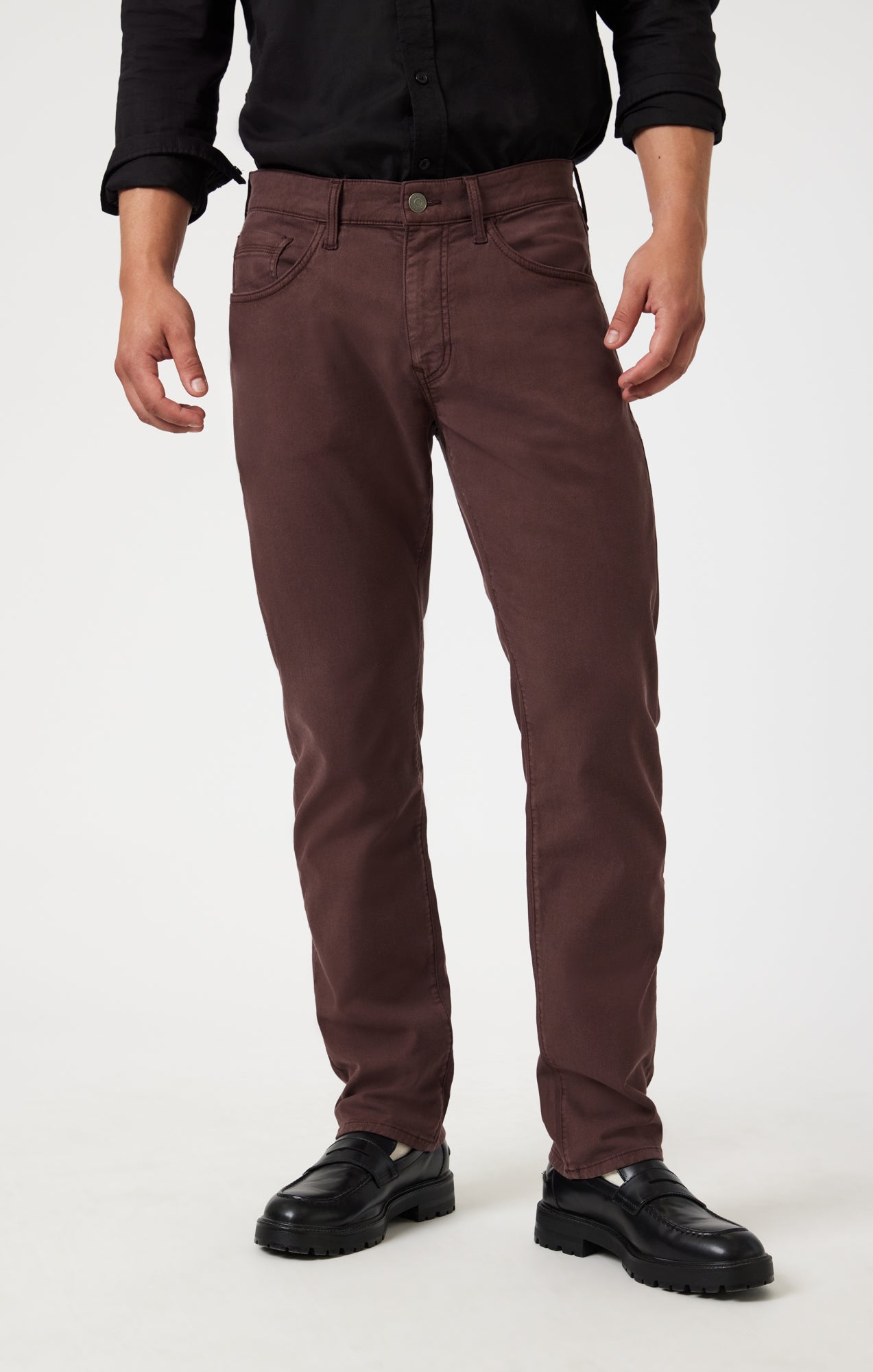 MARCUS SLIM STRAIGHT LEG IN CURRANT LUXE TWILL - Mavi Jeans
