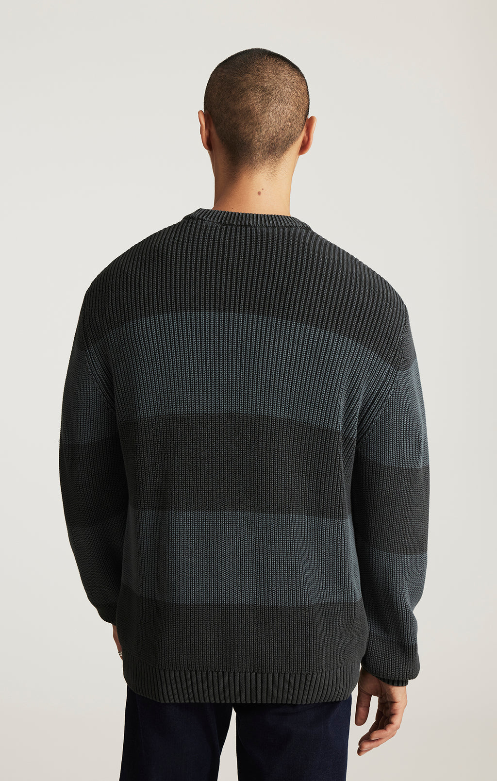 CREW NECK SWEATER IN RAVEN - Mavi Jeans