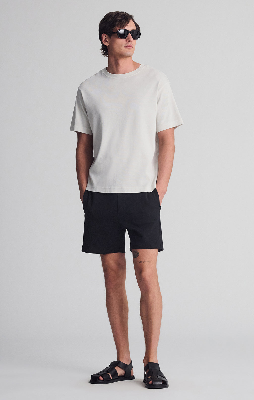 DRAWSTRING SHORTS IN BLACK - Mavi Jeans