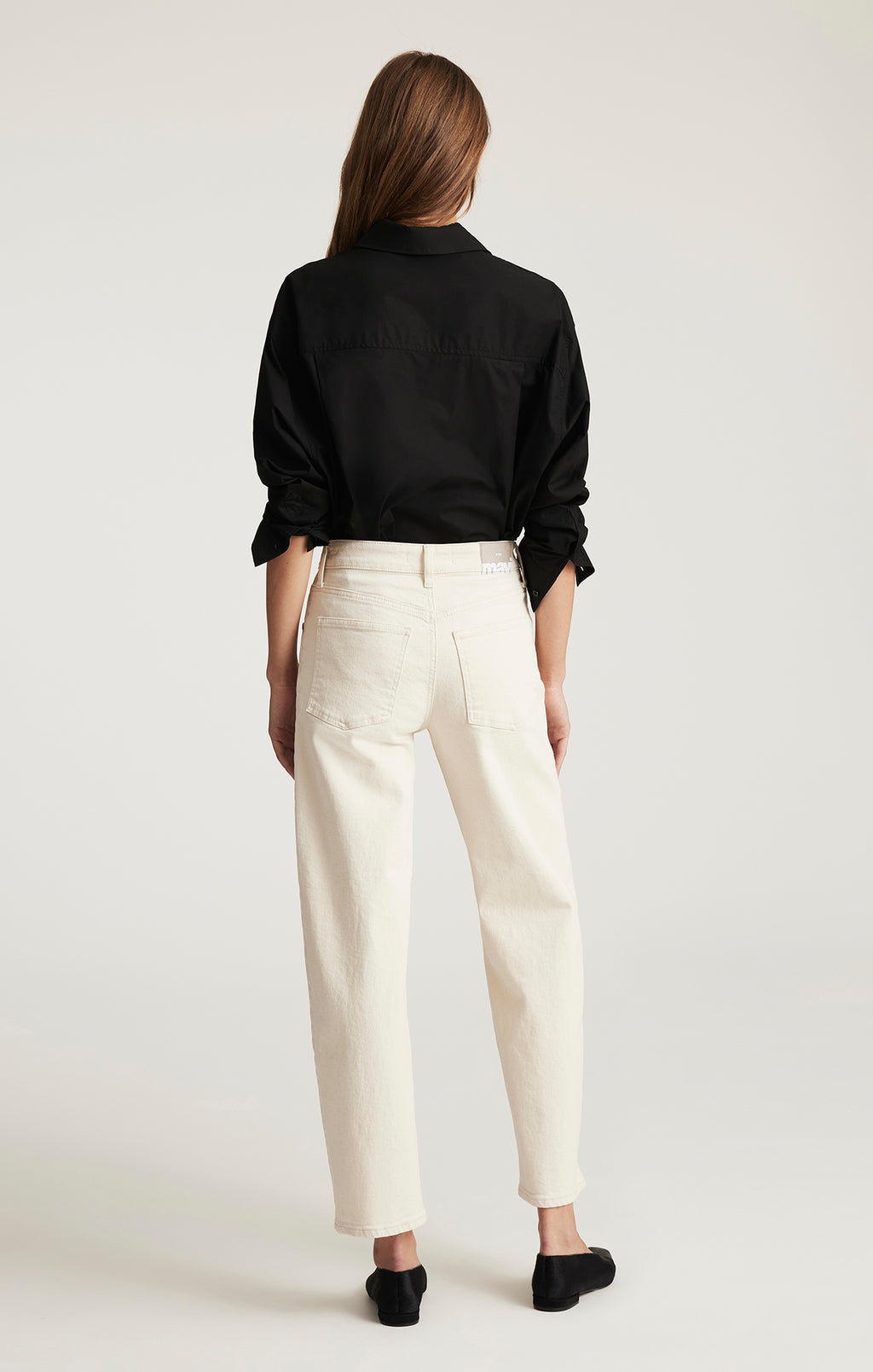 NICA BARREL IN BEIGE CLASSIC BLUE - Mavi Jeans