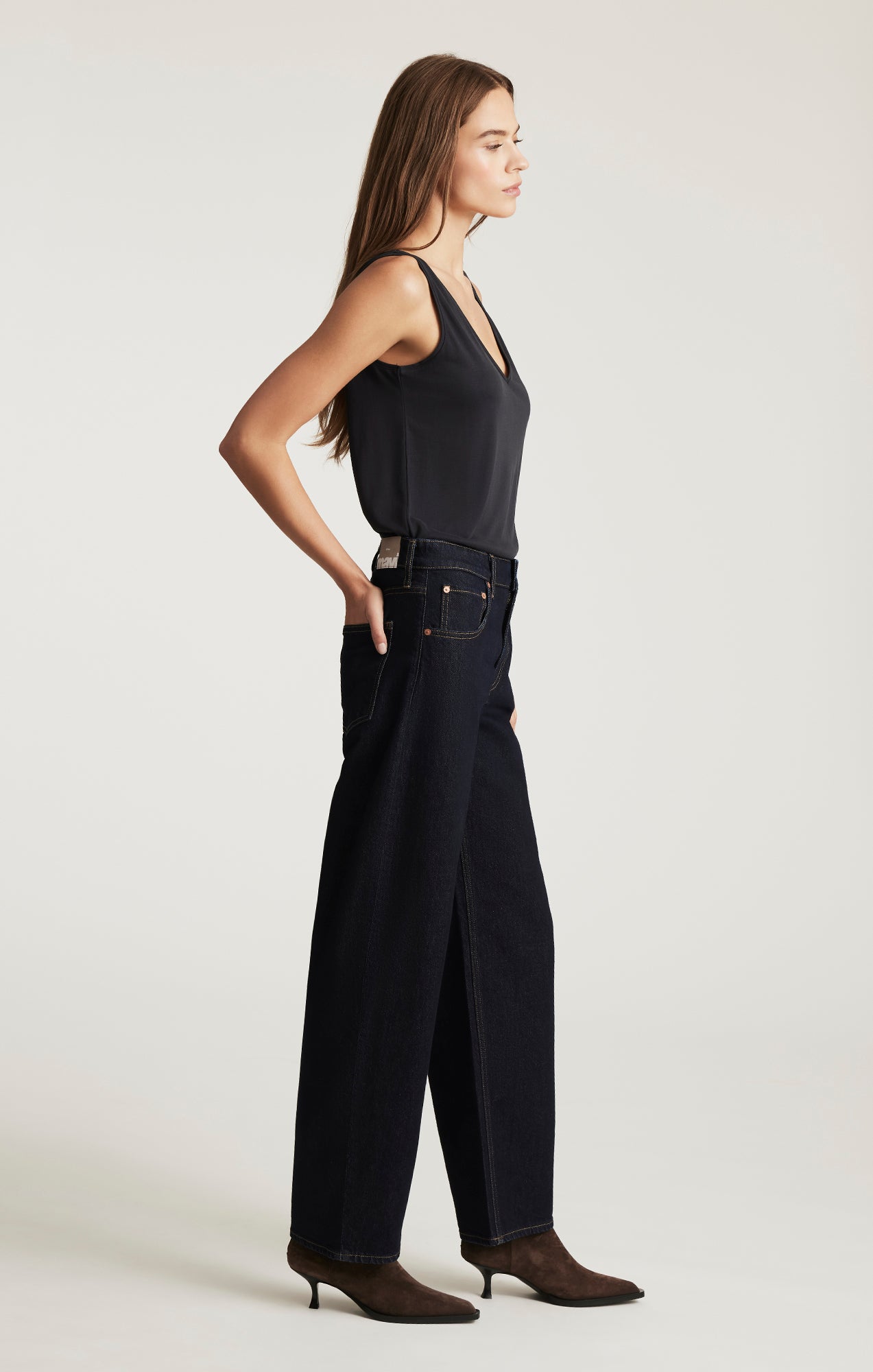 NICA BARREL IN RINSE CLASSIC BLUE - Mavi Jeans