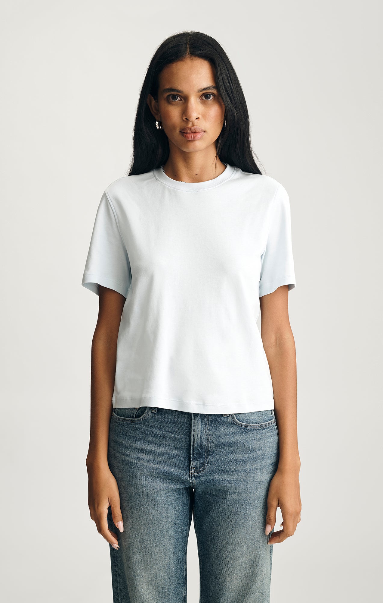 EDITION CREW NECK T-SHIRT IN BALLAD BLUE
