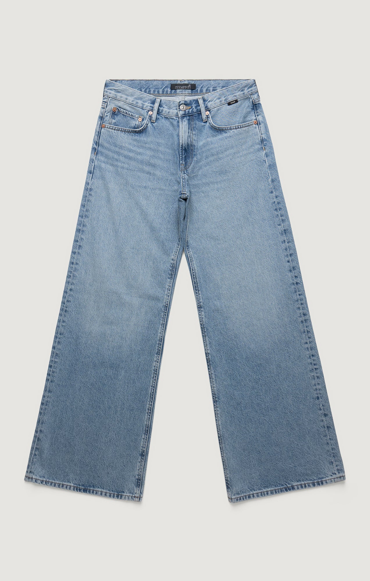 SANDY WIDE LEG IN MID USED CLASSIC DENIM - Mavi Jeans