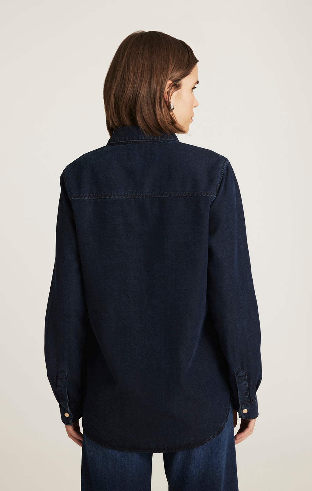 NIA DENIM SHIRT IN INK GOLD PREMIUM - Mavi Jeans