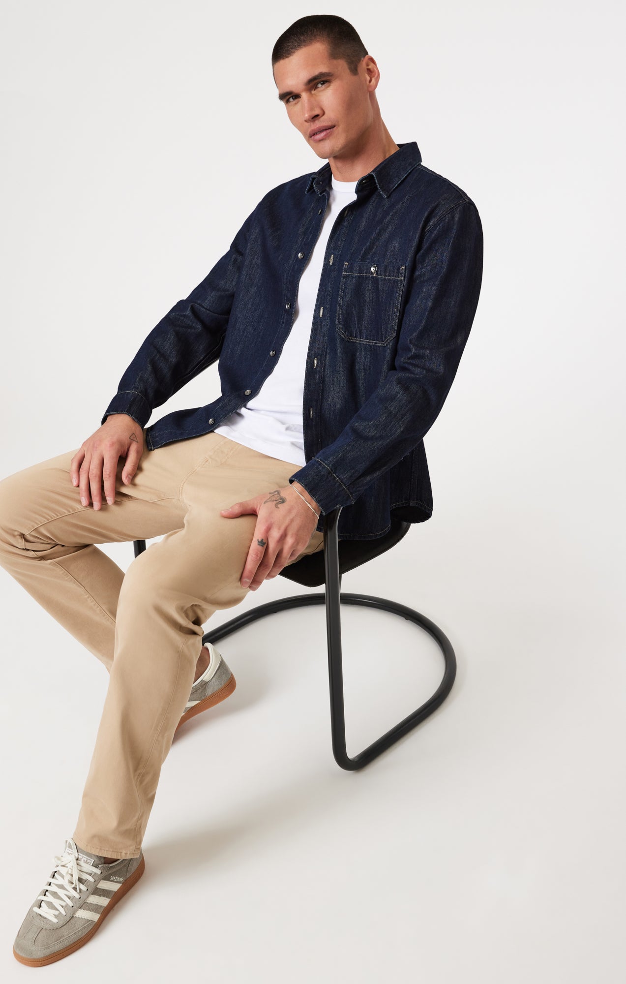 ZACH STRAIGHT LEG IN CASHEW TWILL - Mavi Jeans