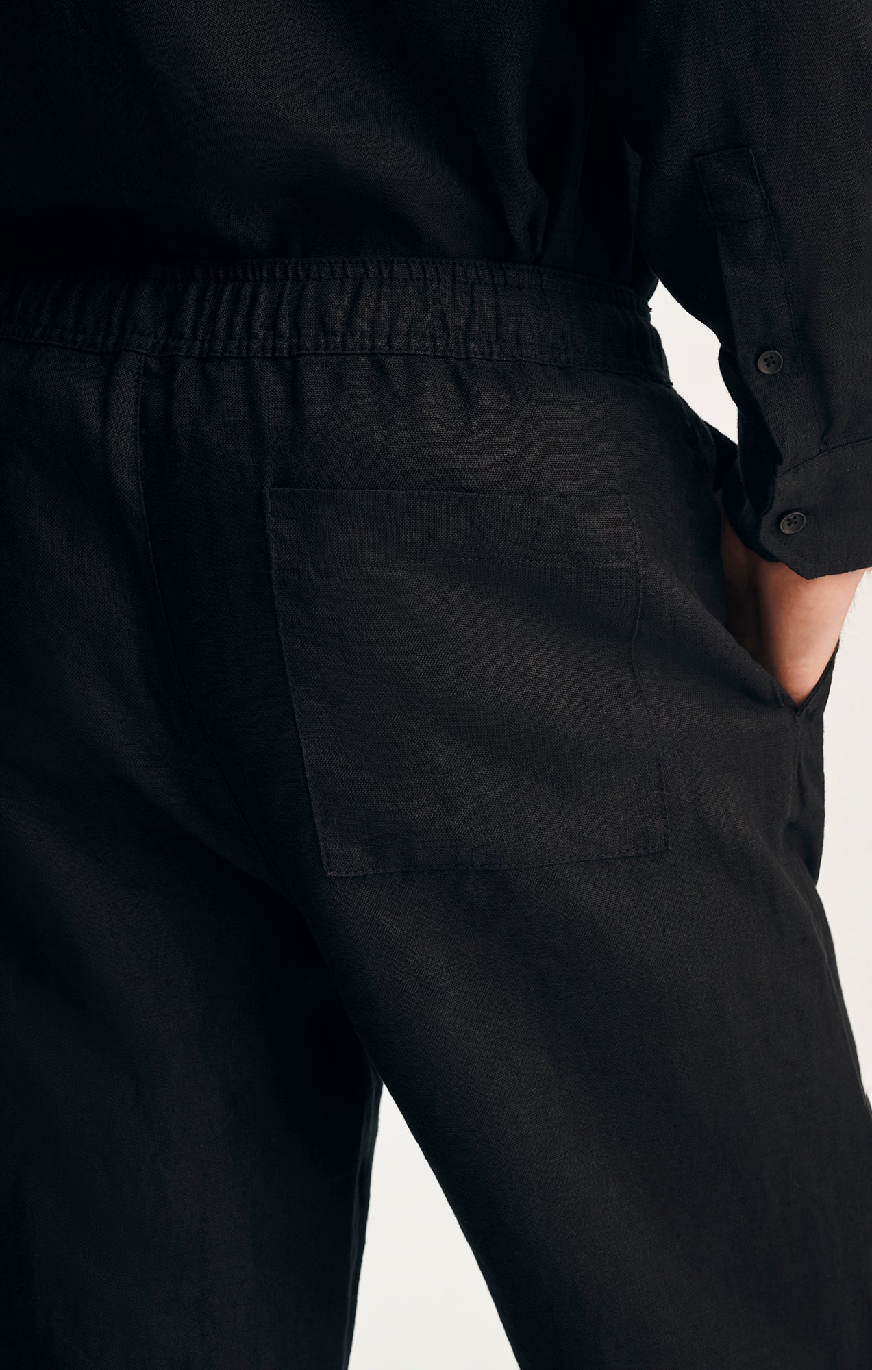 LINEN PANTS IN BLACK - Mavi Jeans