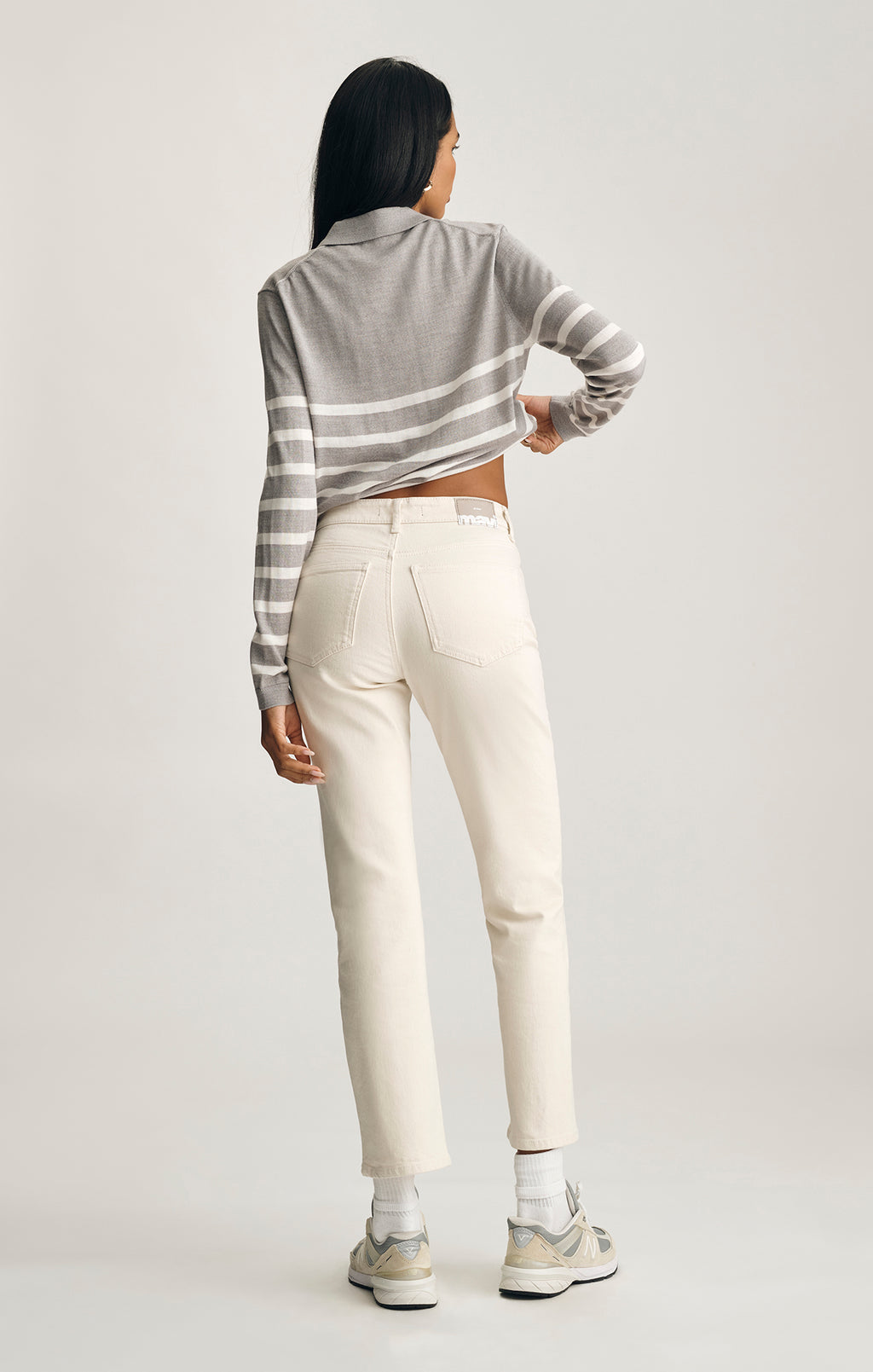 NEW YORK STRAIGHT LEG IN BEIGE CLASSIC BLUE - Mavi Jeans