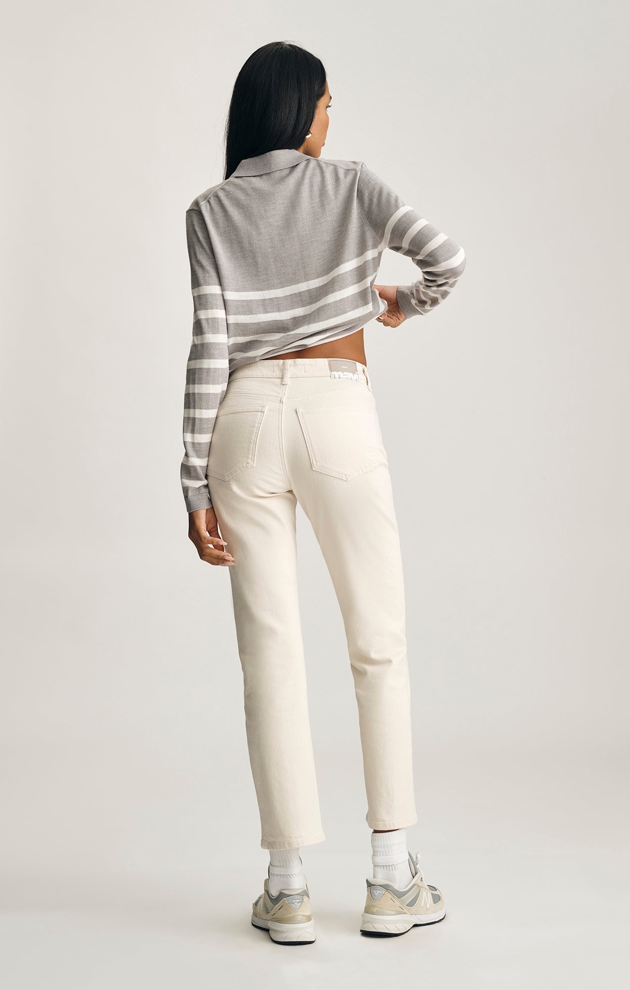 NEW YORK STRAIGHT LEG IN BEIGE CLASSIC BLUE - Mavi Jeans
