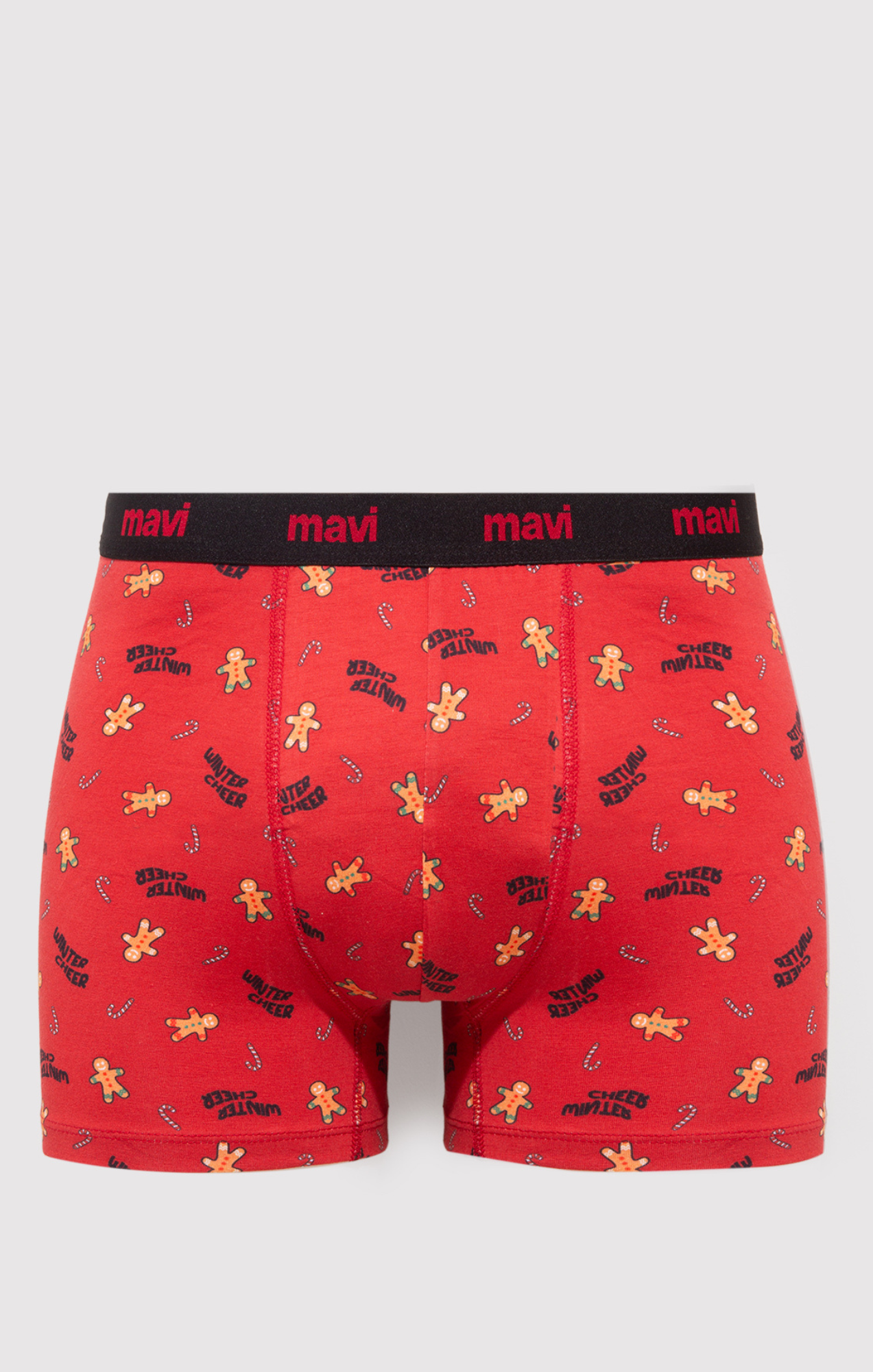 BOXER BRIEFS IN TRUE RED