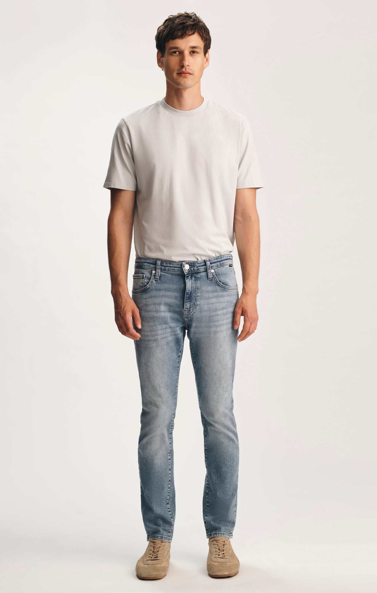 JAKE SLIM LEG IN MID BRUSHED CLASSIC VINTAGE - Mavi Jeans