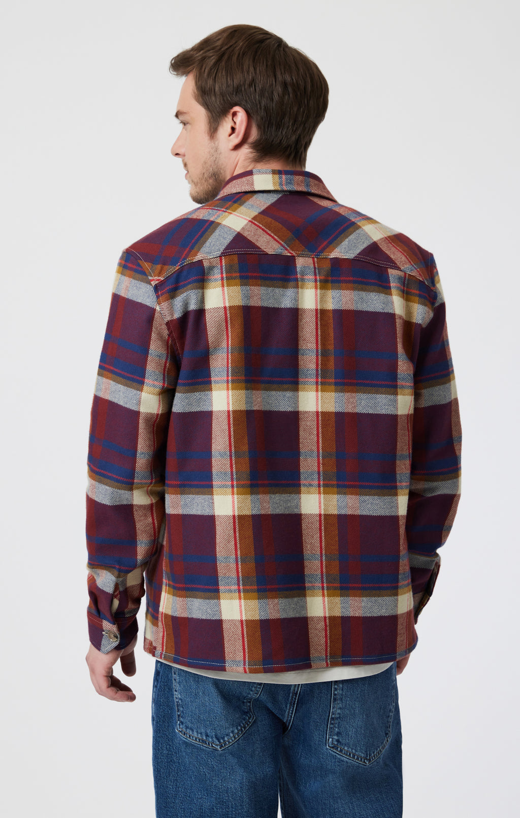 DOUBLE POCKET CHECK SHIRT IN PAPRIKA CHECK - Mavi Jeans